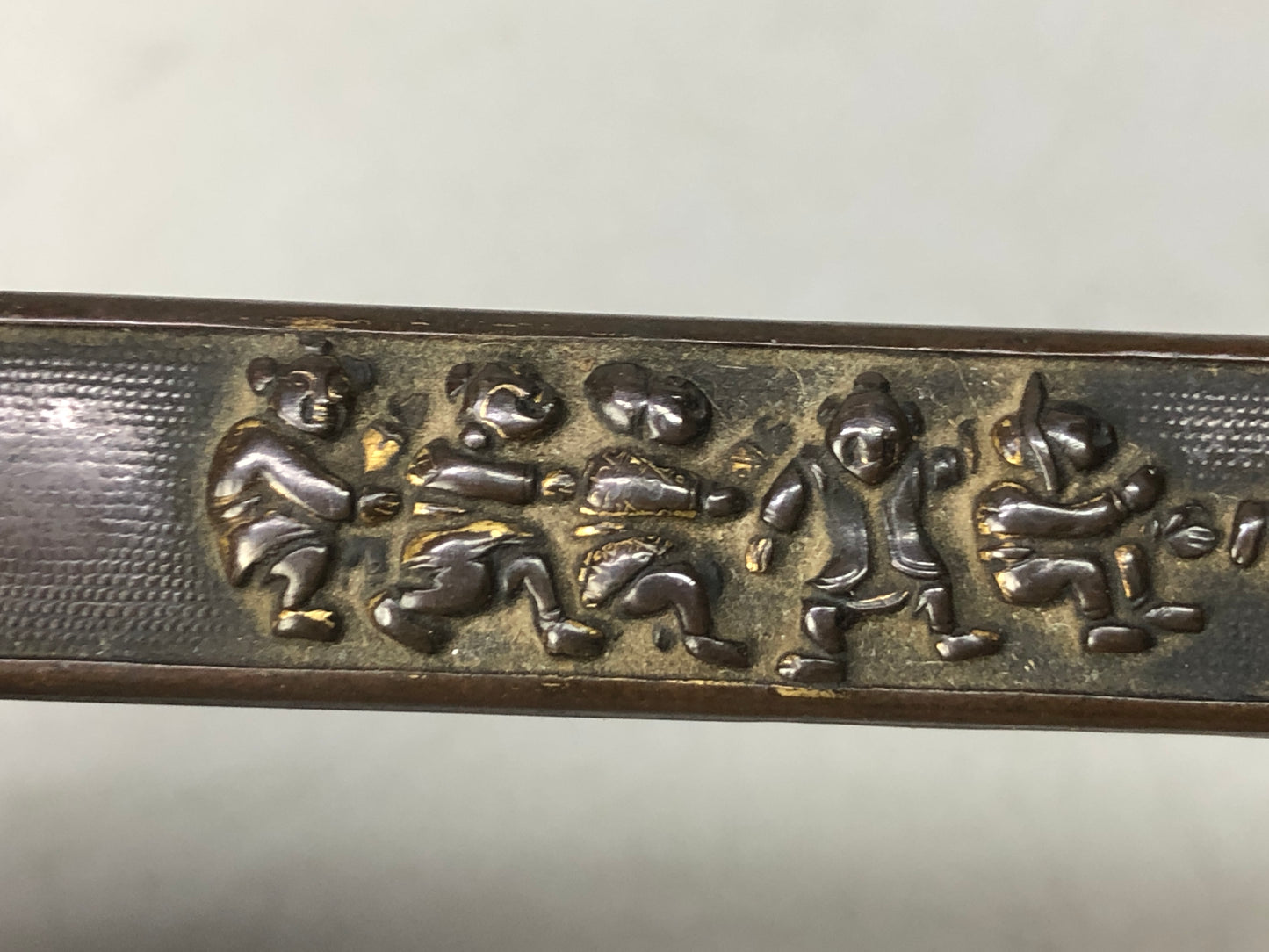 Y8458 TSUKA Kogatana small sword Karako Japan Koshirae antique samurai bushi