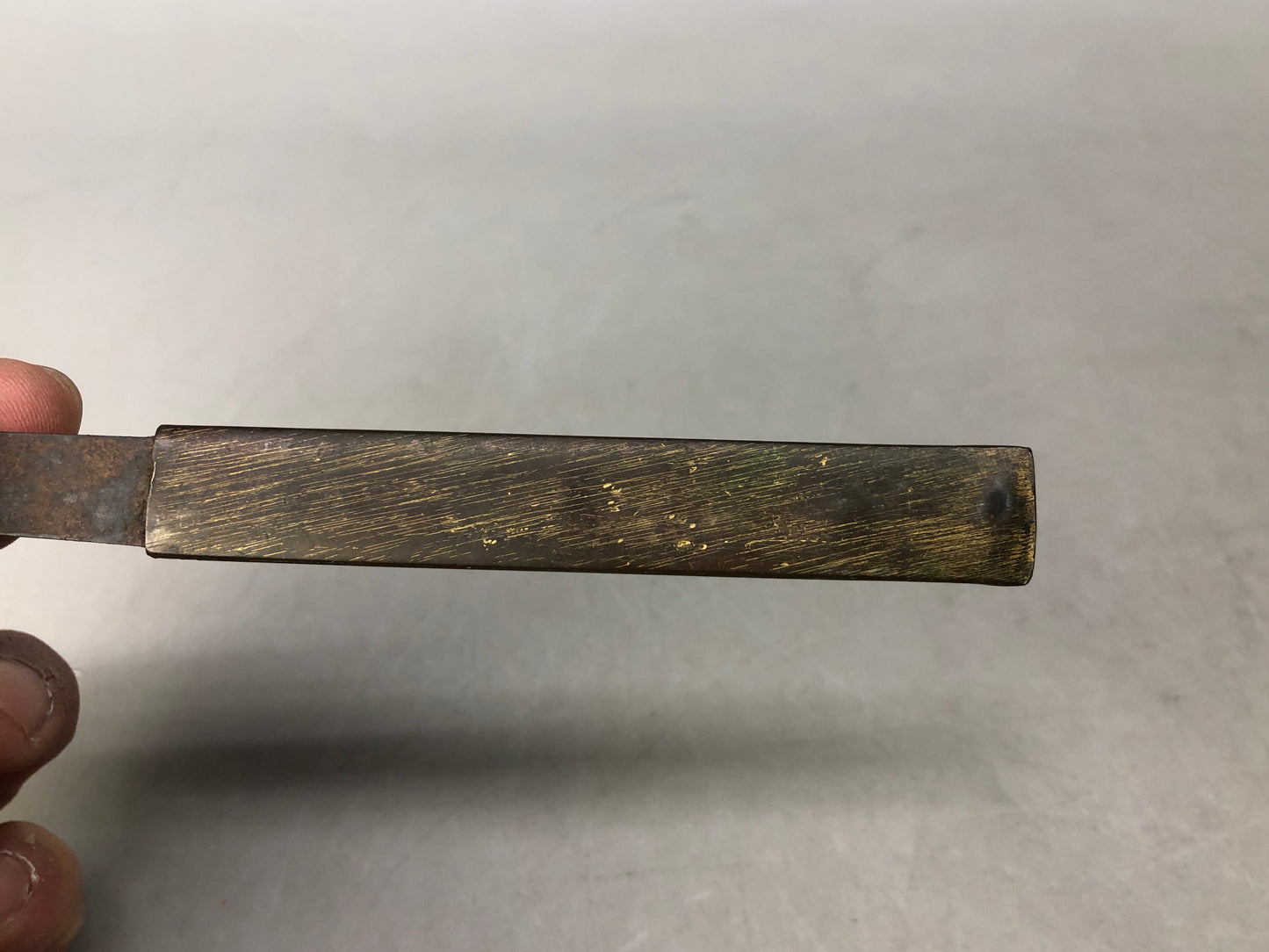 Y8460 TSUKA Kogatana small sword person Japan Koshirae antique samurai b