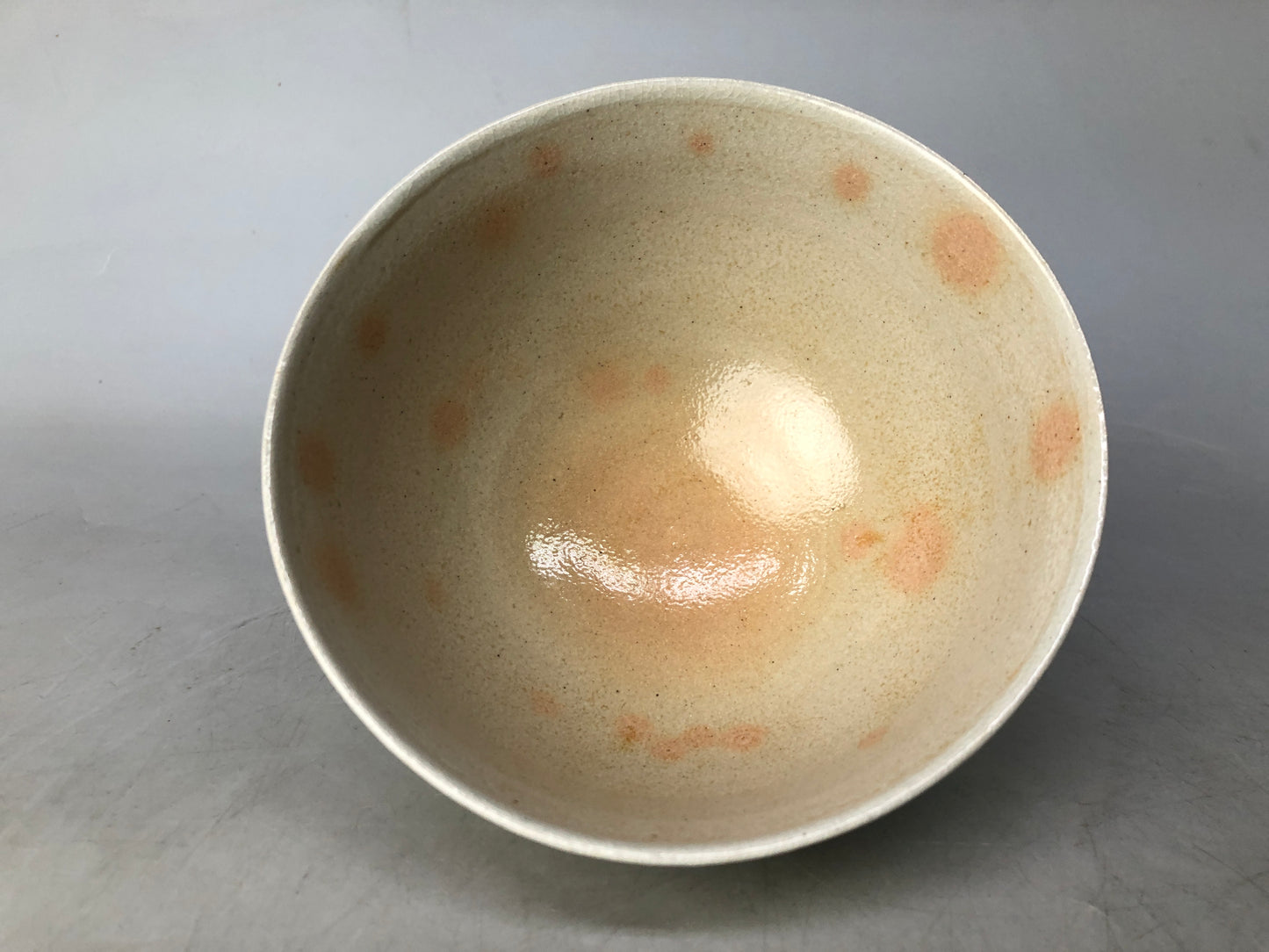 Y8488 CHAWAN Gohon bowl signed box Japan antique tea ceremony pottery cup teacup