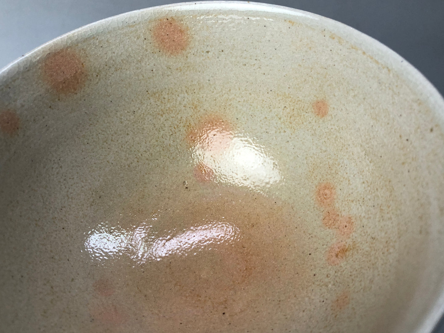 Y8488 CHAWAN Gohon bowl signed box Japan antique tea ceremony pottery cup teacup