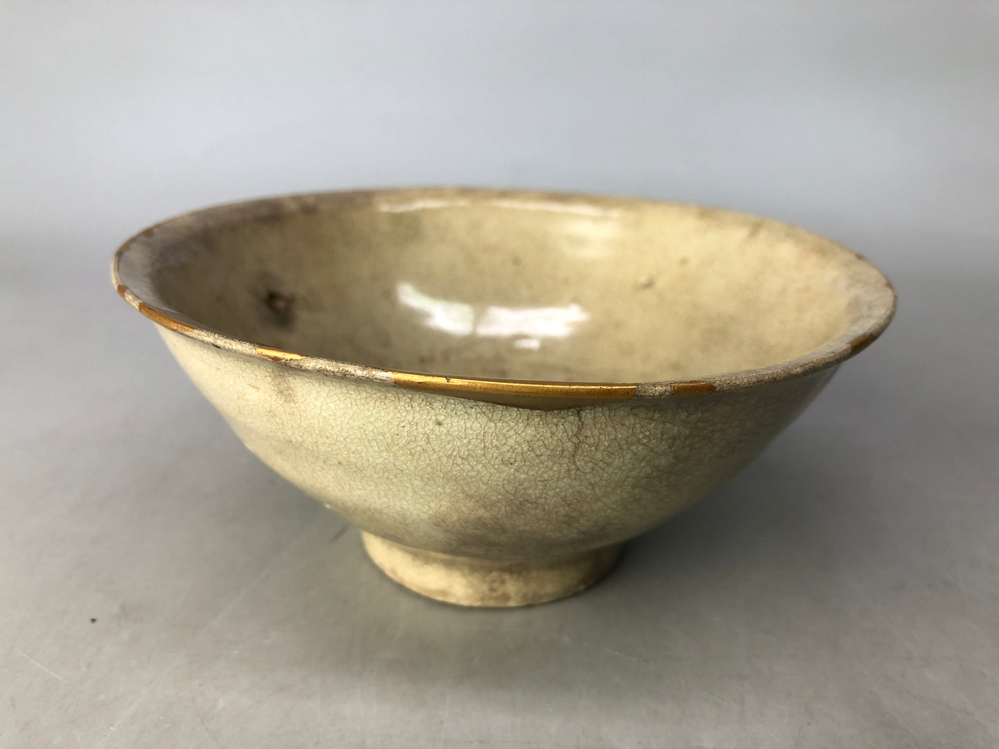Y8500 CHAWAN Korean bowl kintsugi Korea antique tea ceremony pottery teacup cup