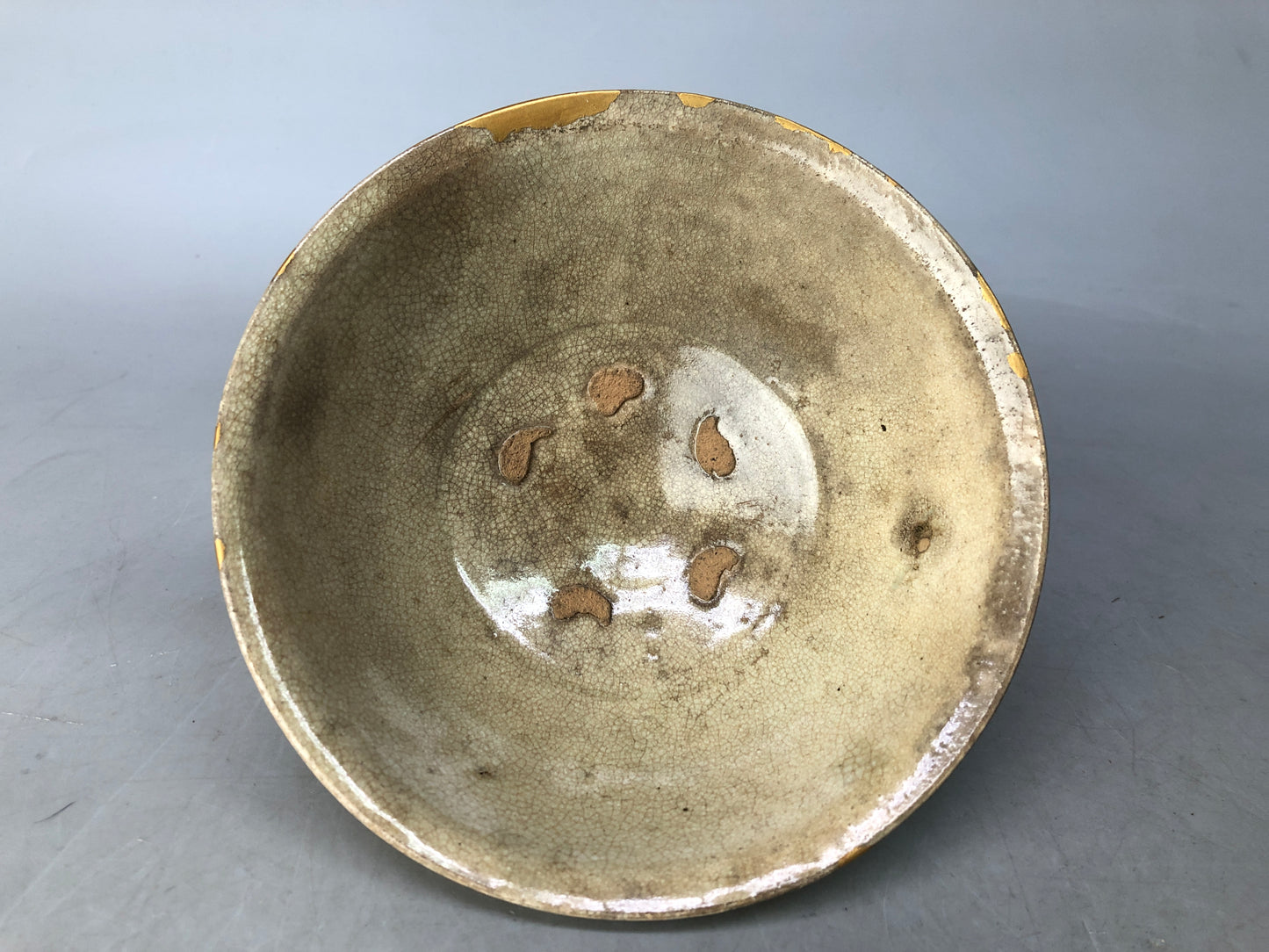 Y8500 CHAWAN Korean bowl kintsugi Korea antique tea ceremony pottery teacup cup