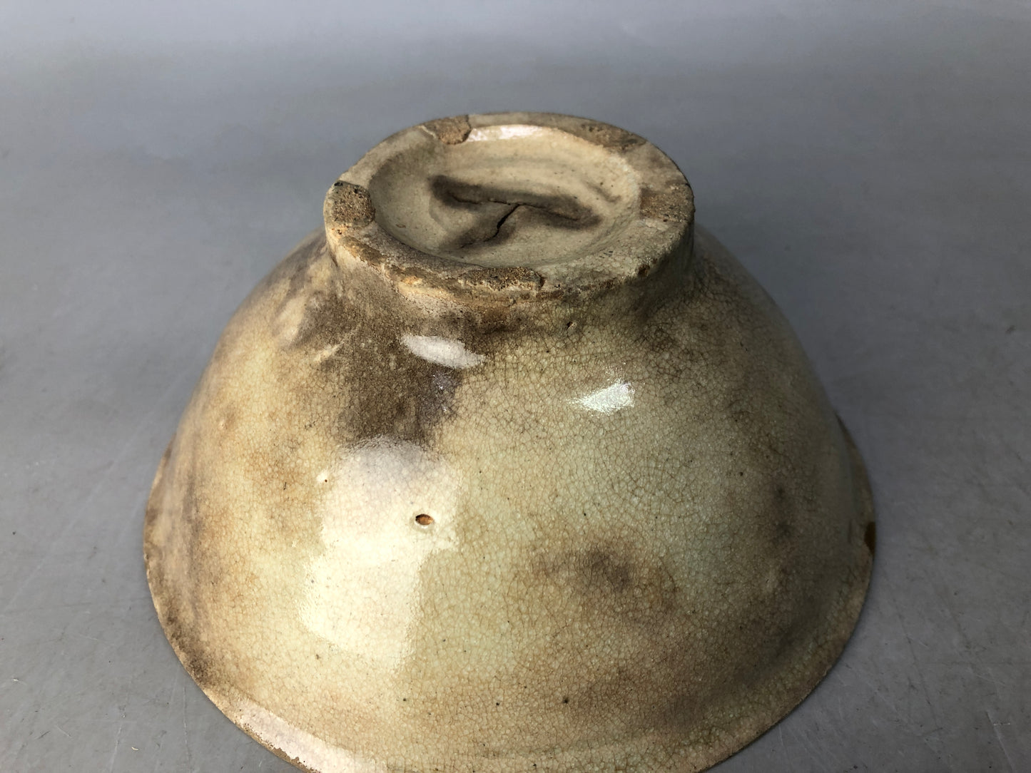 Y8500 CHAWAN Korean bowl kintsugi Korea antique tea ceremony pottery teacup cup