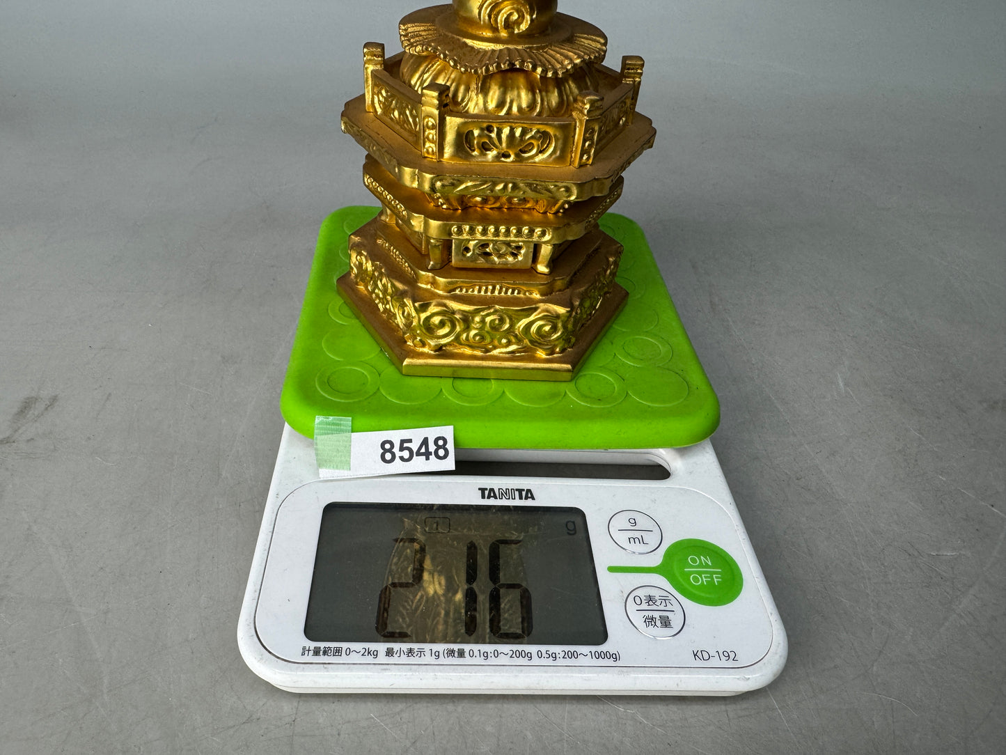 Y8548 STATUE wood carving Buddha figurine figure Japan antique interior decor