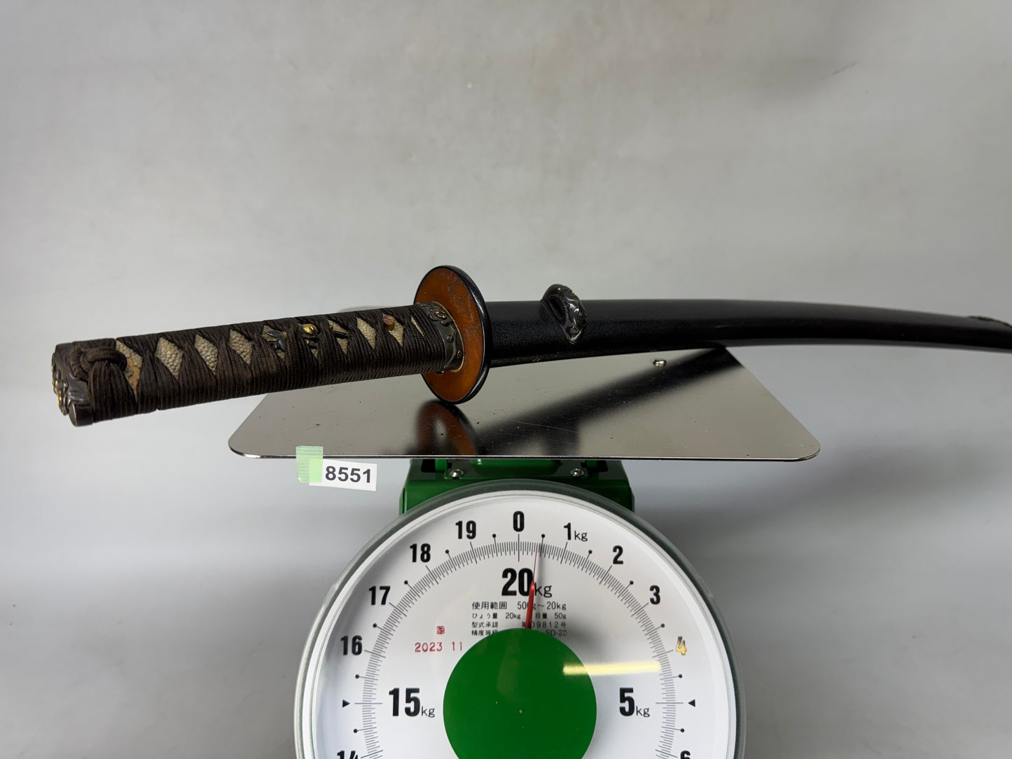 Y8551 TSUKA Japanese sword wakizashi accouterment Koshirae tsuba antique Katana