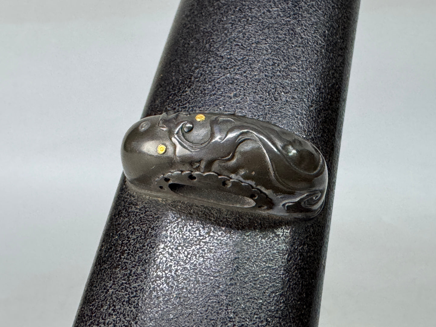 Y8551 TSUKA Japanese sword wakizashi accouterment Koshirae tsuba antique Katana