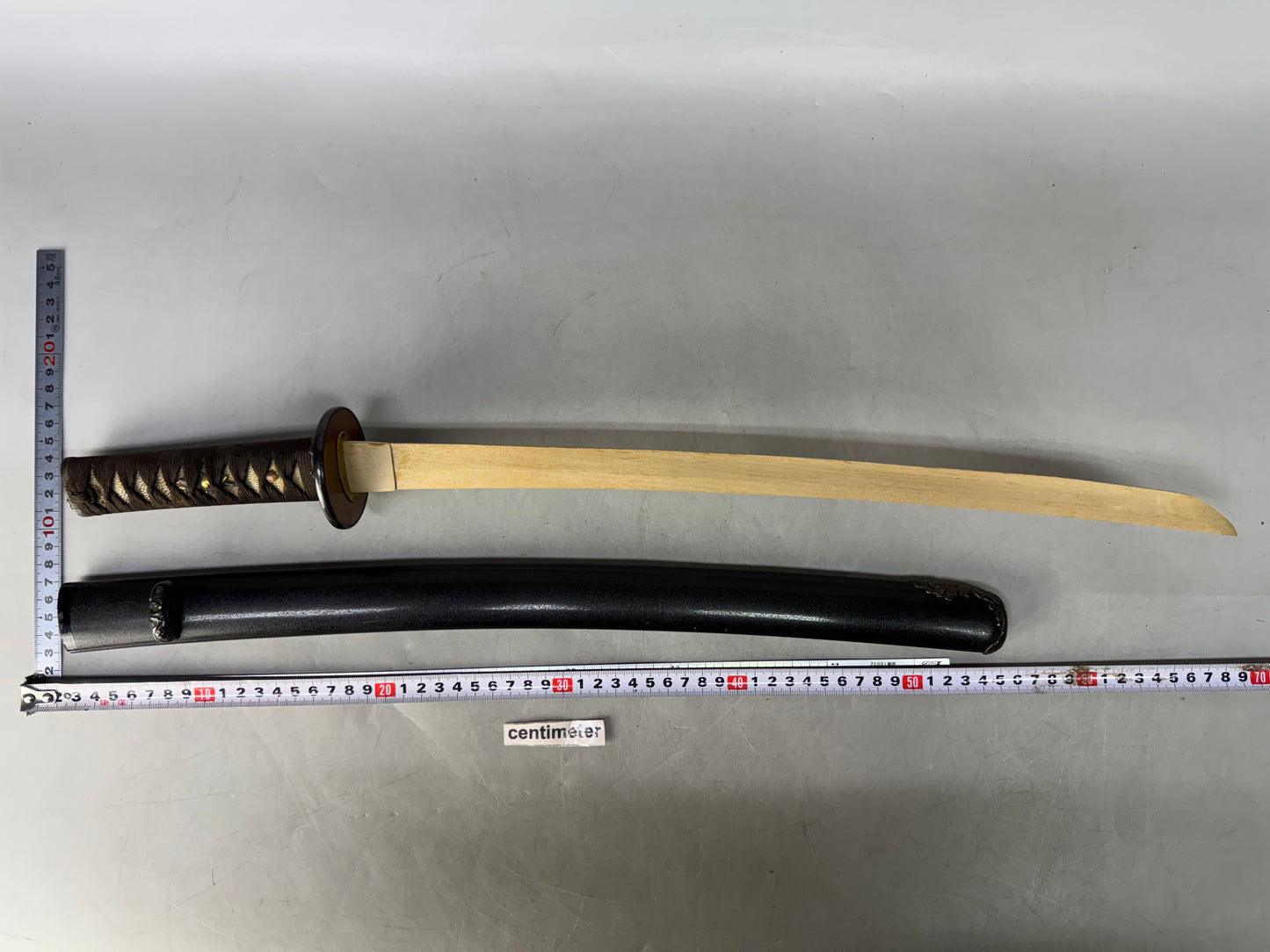 Y8551 TSUKA Japanese sword wakizashi accouterment Koshirae tsuba antique Katana