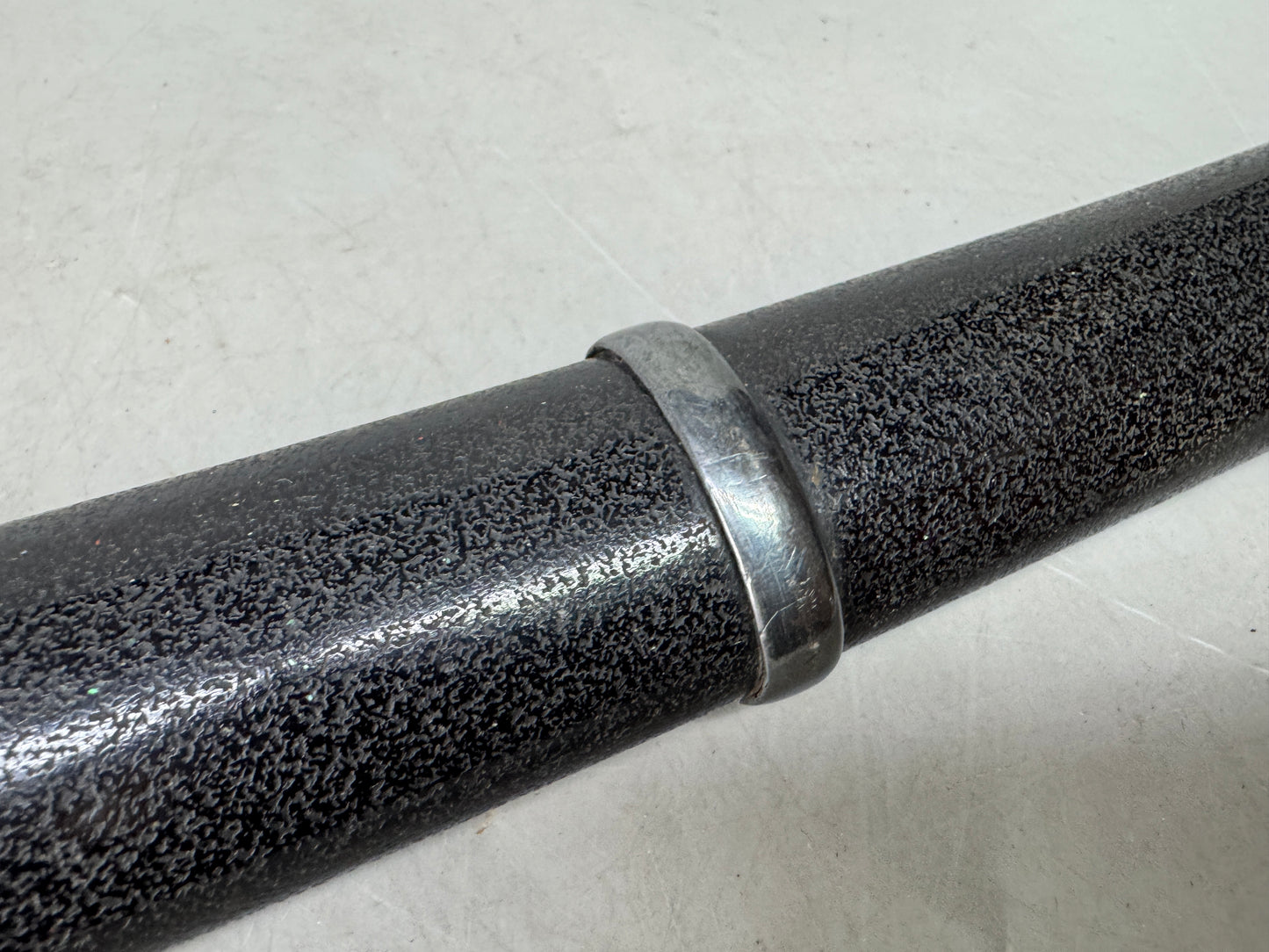 Y8555 SAYA Wakizashi scabbard black lacquer Japan antique samurai katana arms