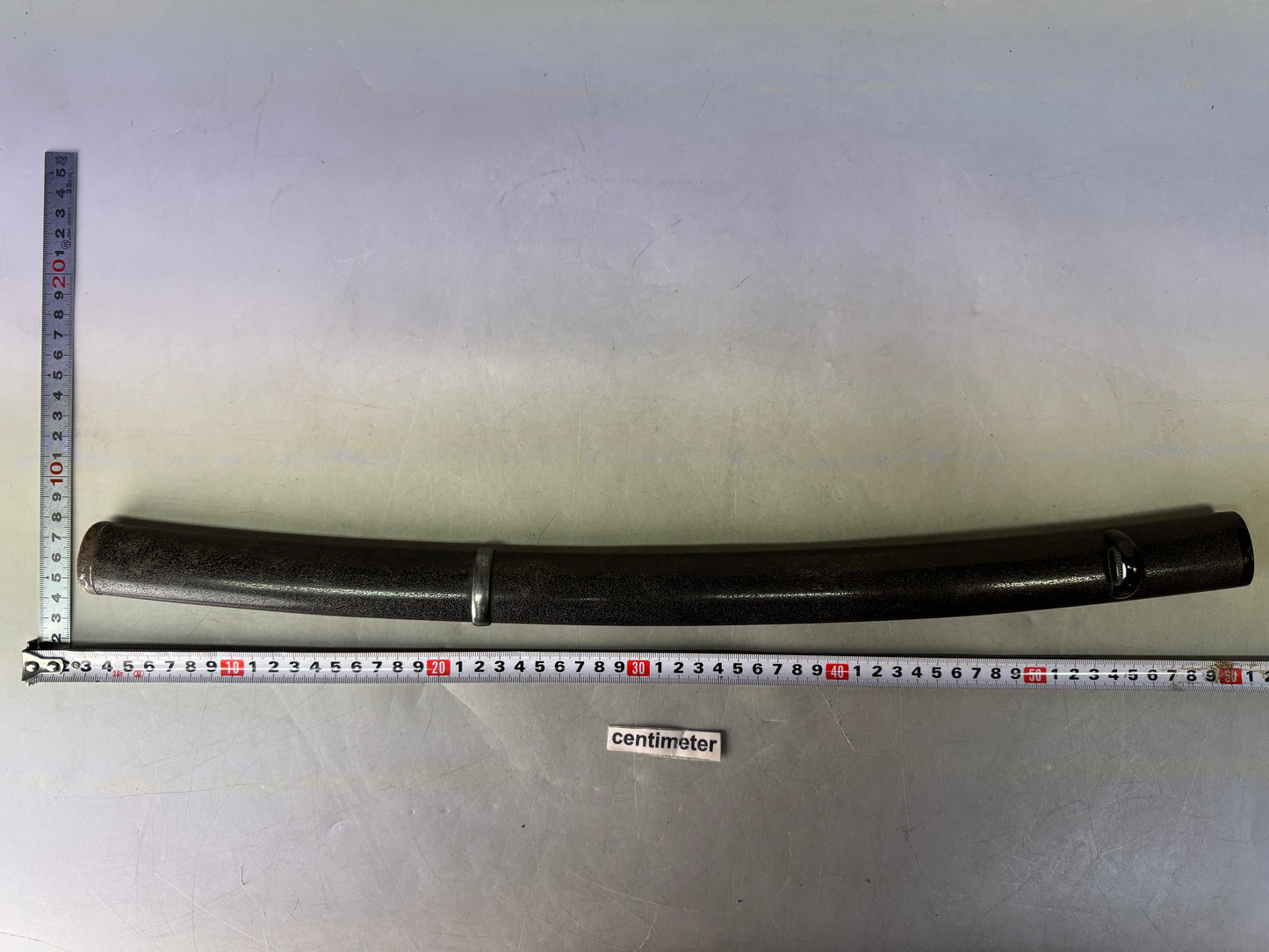 Y8555 SAYA Wakizashi scabbard black lacquer Japan antique samurai katana arms