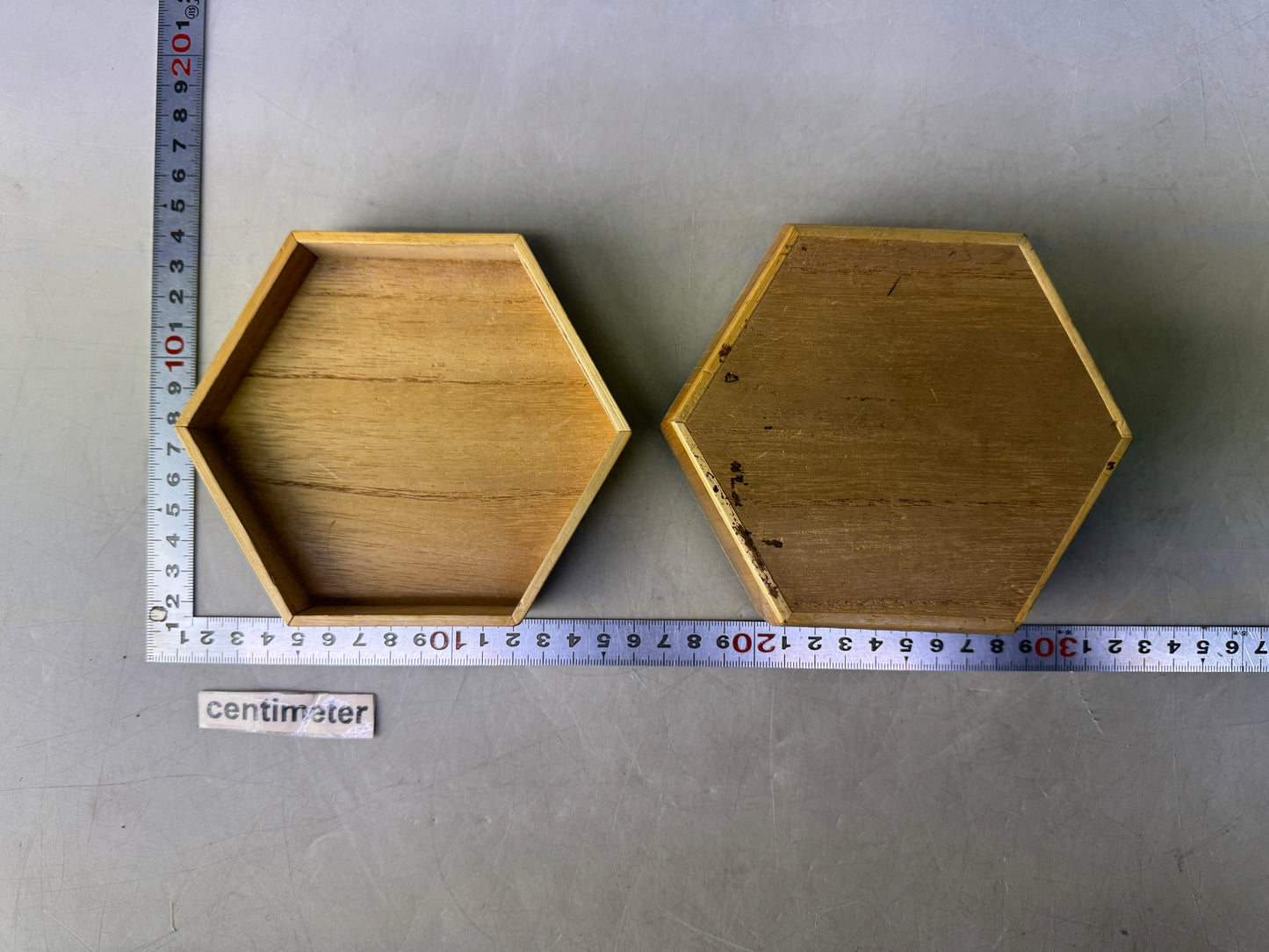 Y8571 BOX parquet small accessory trinket case container Japan antique container