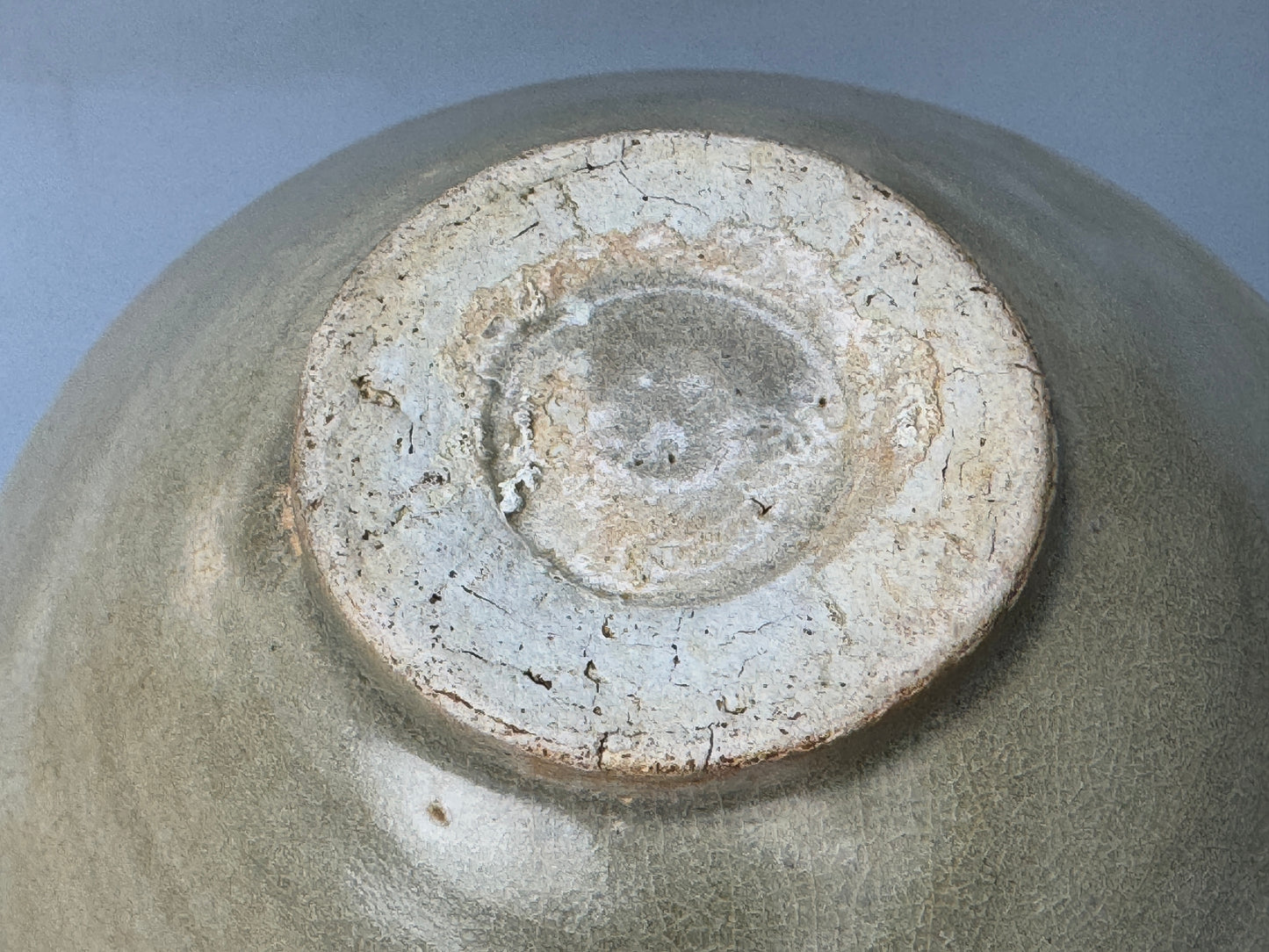 Y8581 CHAWAN Korean white bowl kintsugi box Korea antique tea ceremony pottery