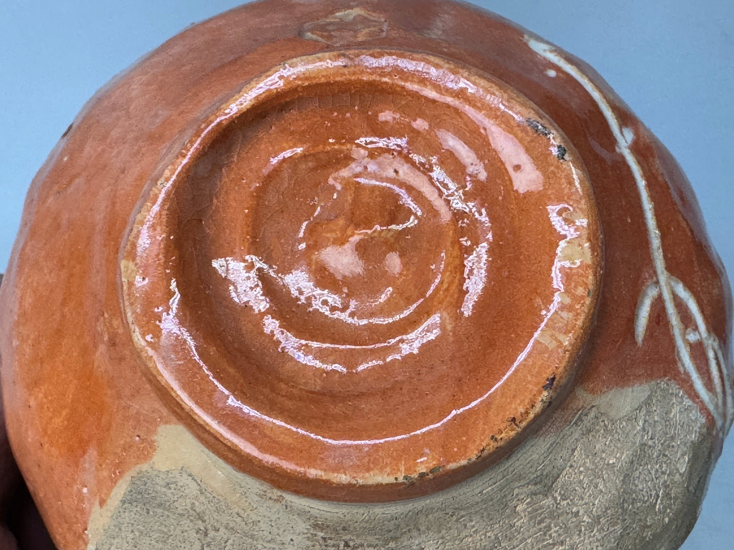 Y8584 CHAWAN Raku-ware red bowl signed box Japan antique tea ceremony pottery