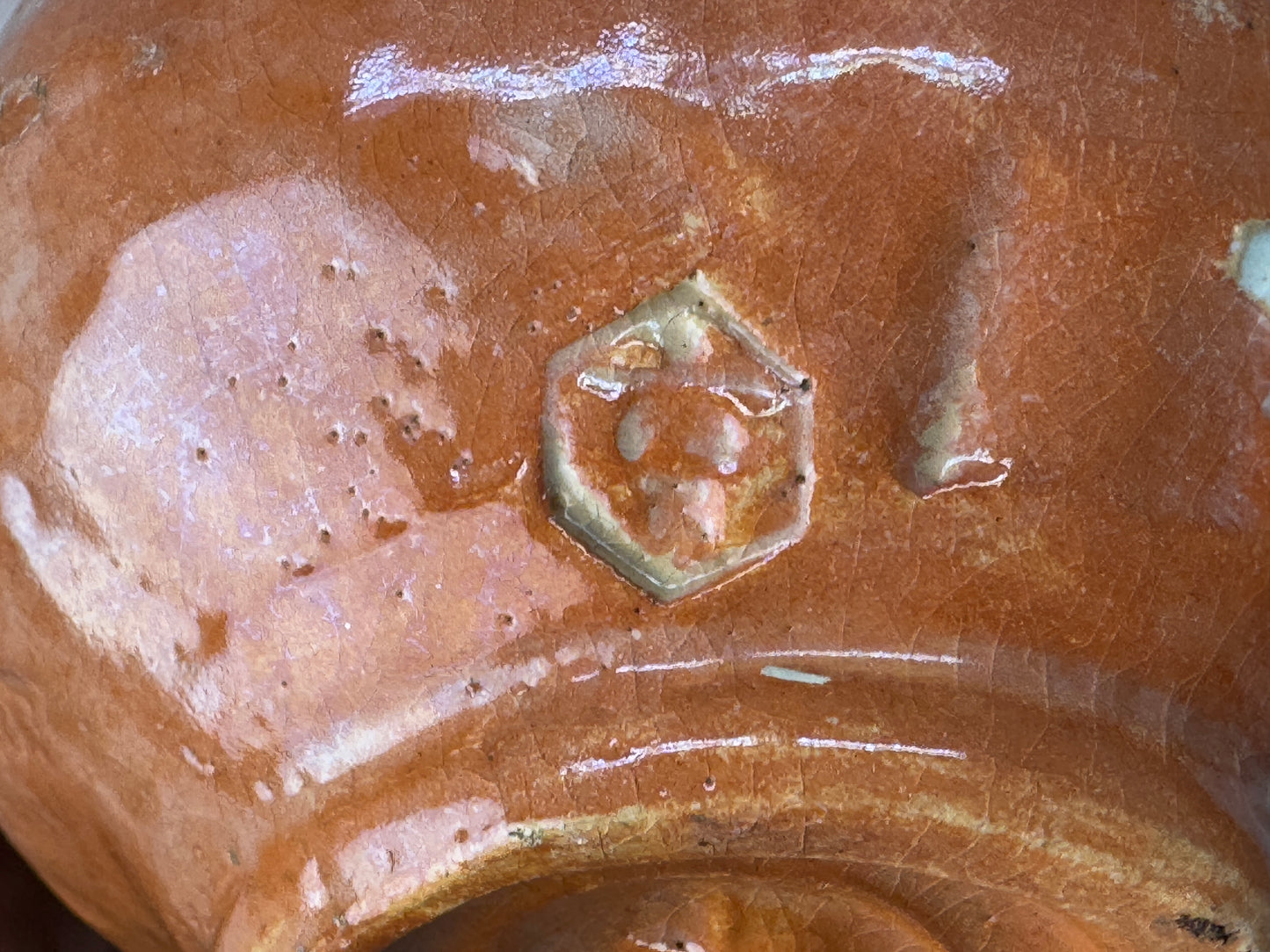 Y8584 CHAWAN Raku-ware red bowl signed box Japan antique tea ceremony pottery
