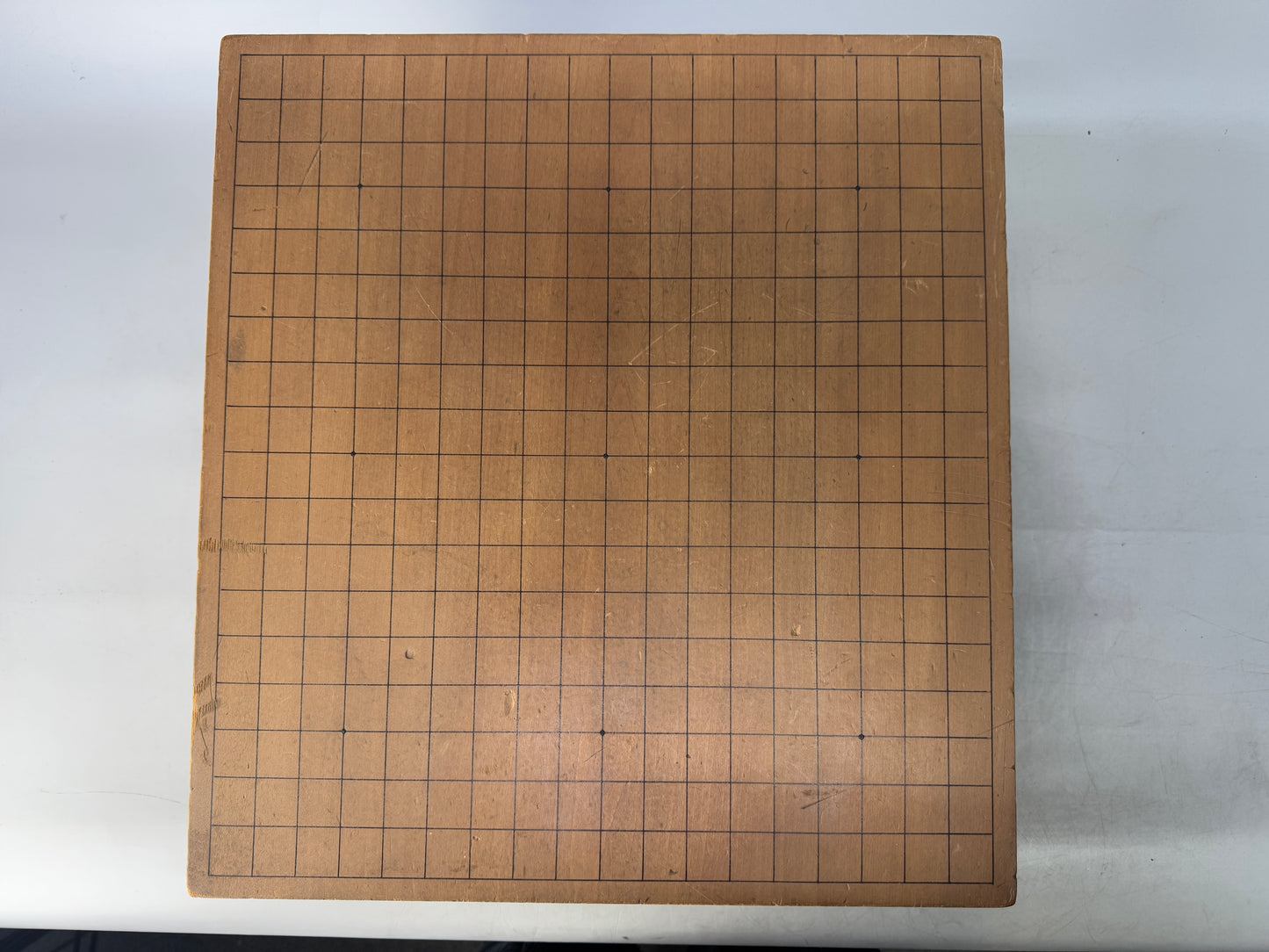 Y8586 GO wooden board with legs abstract strategy game mind sport Japan antique
