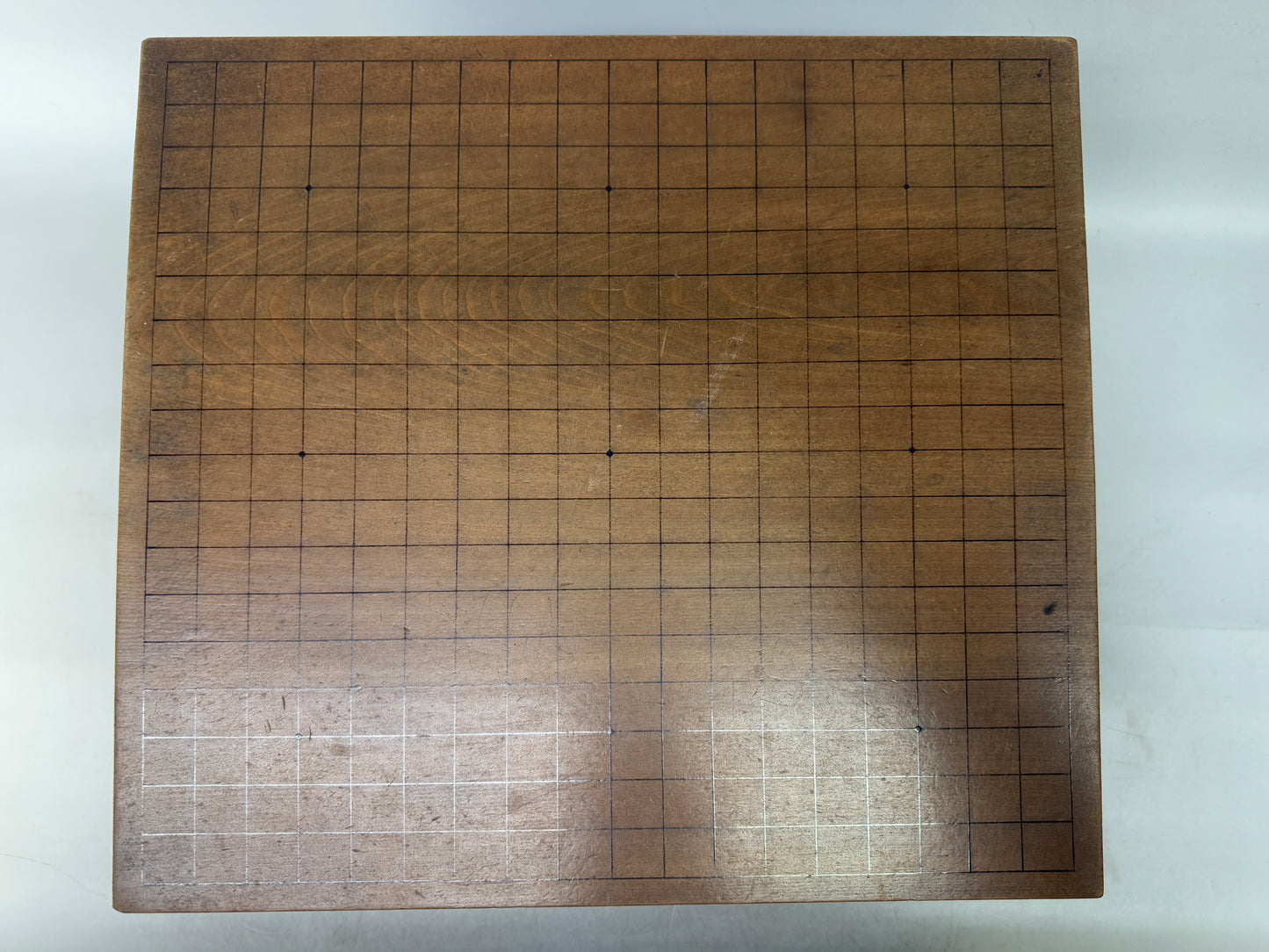 Y8587 GO wooden board with legs abstract strategy game mind sport Japan antique