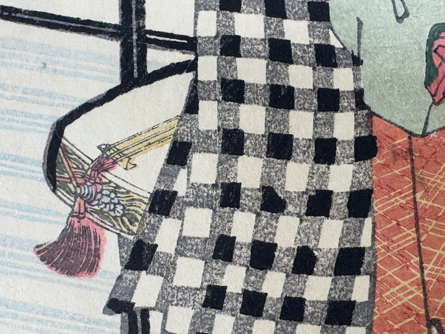 Y8592 WOODBLOCK PRINT Eisen beautiful woman single piece Japan Ukiyoe antique