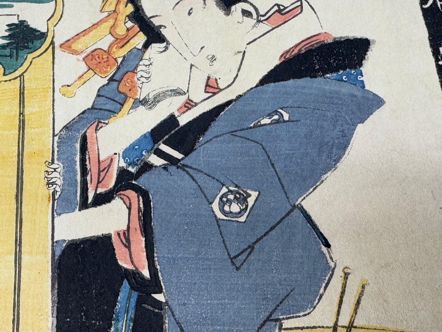 Y8593 WOODBLOCK PRINT Eisen beauty Tokyo famous places Japan Ukiyoe antique
