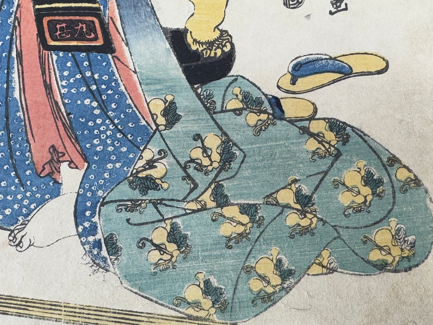 Y8593 WOODBLOCK PRINT Eisen beauty Tokyo famous places Japan Ukiyoe antique