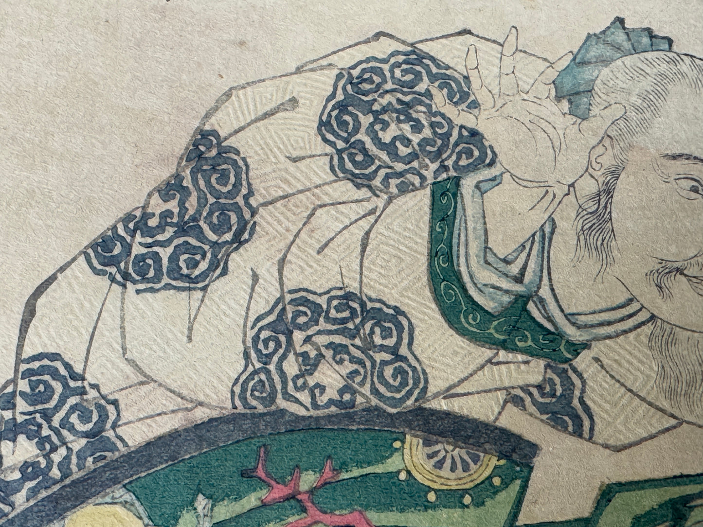 Y8595 WOODBLOCK PRINT Shigeharu single piece Japan Ukiyoe antique interior art