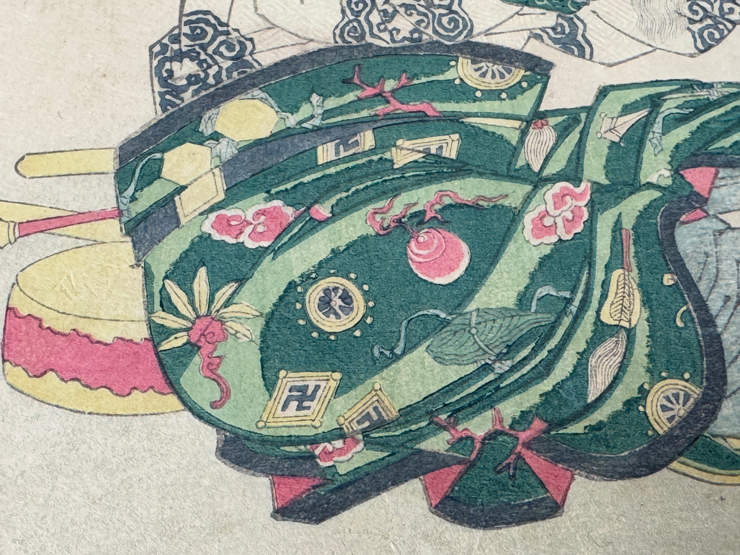 Y8595 WOODBLOCK PRINT Shigeharu single piece Japan Ukiyoe antique interior art