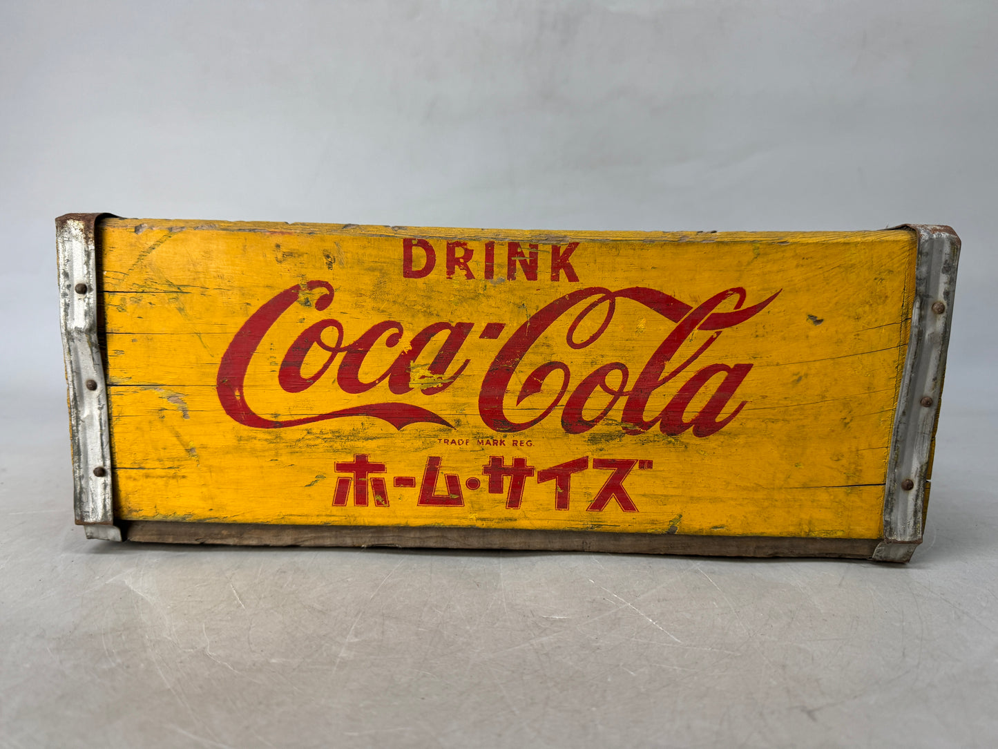 Y8612 BOX wooden Coca-Cola case Showa retro Japan antique container storage