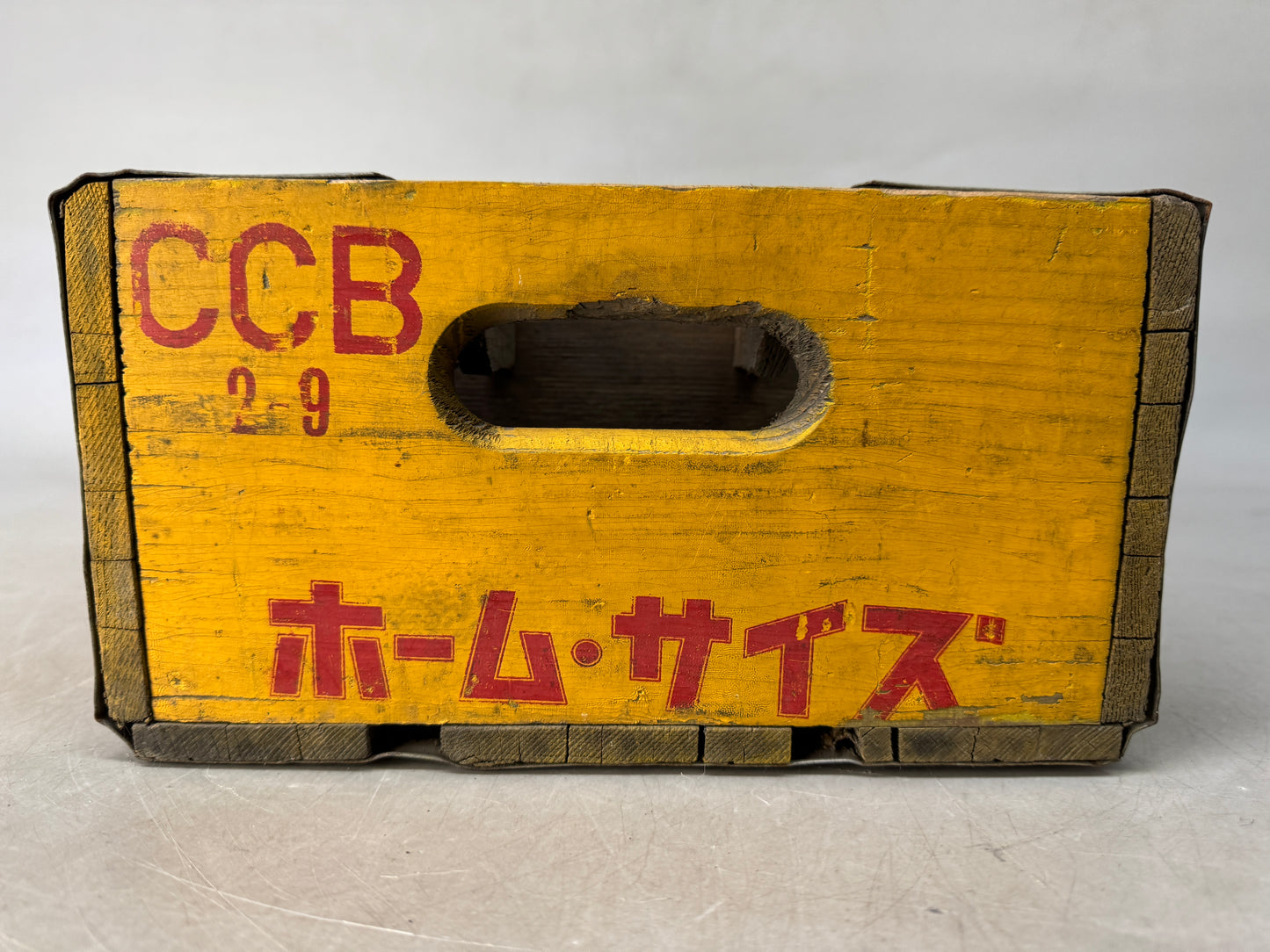 Y8612 BOX wooden Coca-Cola case Showa retro Japan antique container storage