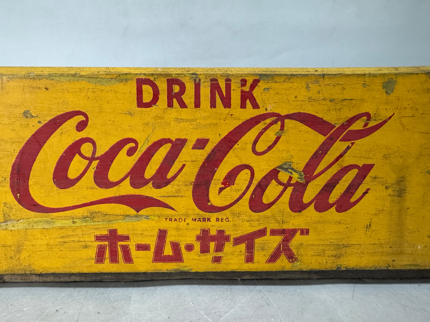 Y8612 BOX wooden Coca-Cola case Showa retro Japan antique container storage