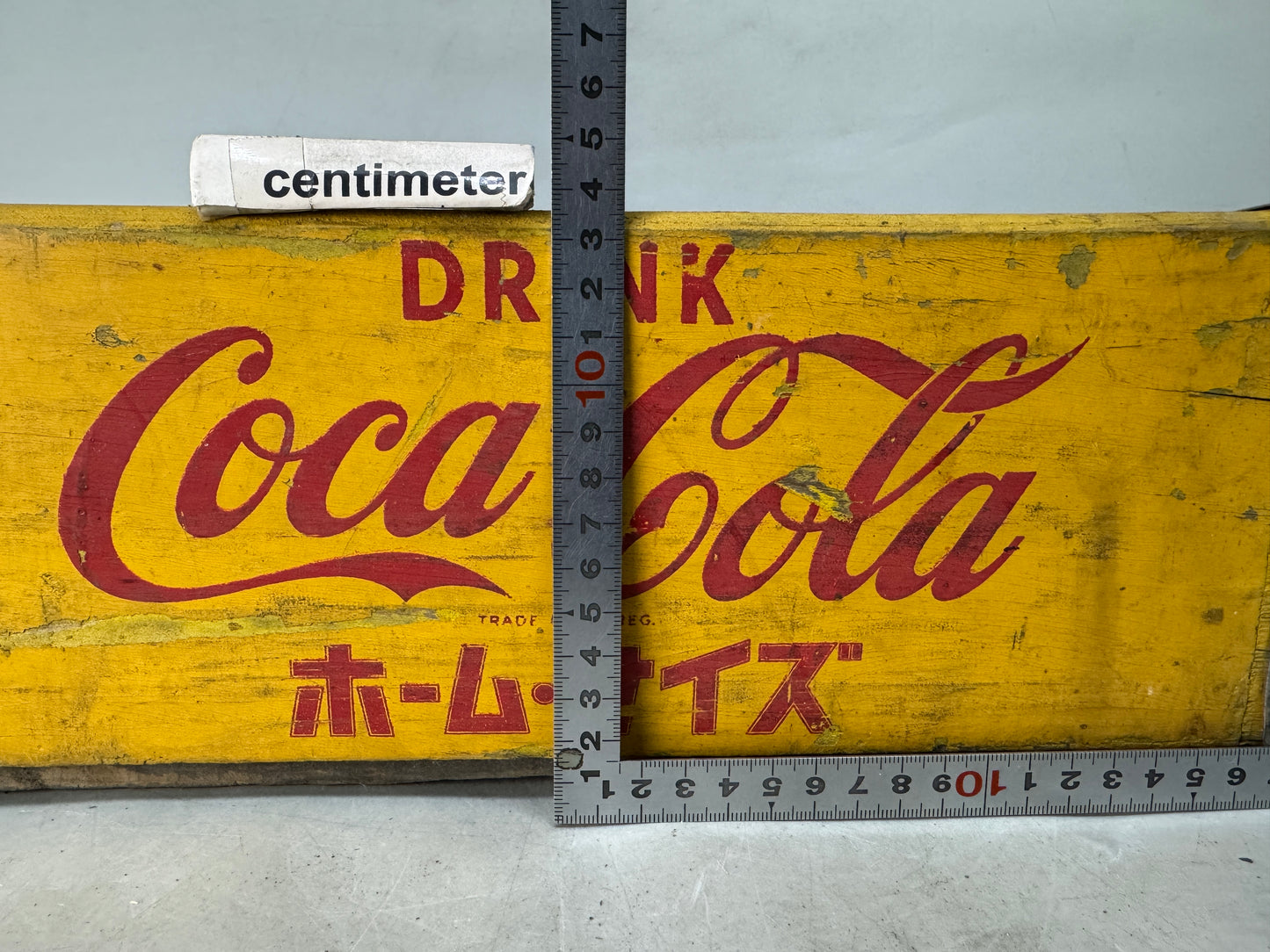 Y8612 BOX wooden Coca-Cola case Showa retro Japan antique container storage