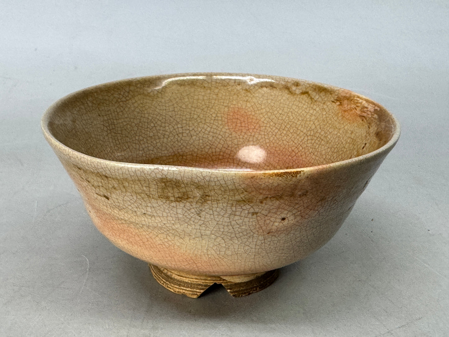 Y8621 CHAWAN Hagi-ware bowl Warikodai Ko-Hagi Japan antique tea ceremony pottery