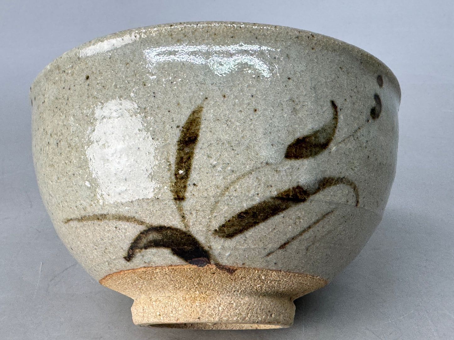 Y8653 CHAWAN Karatsu-ware Ekaratsu bowl signed box Japan antique tea ceremony