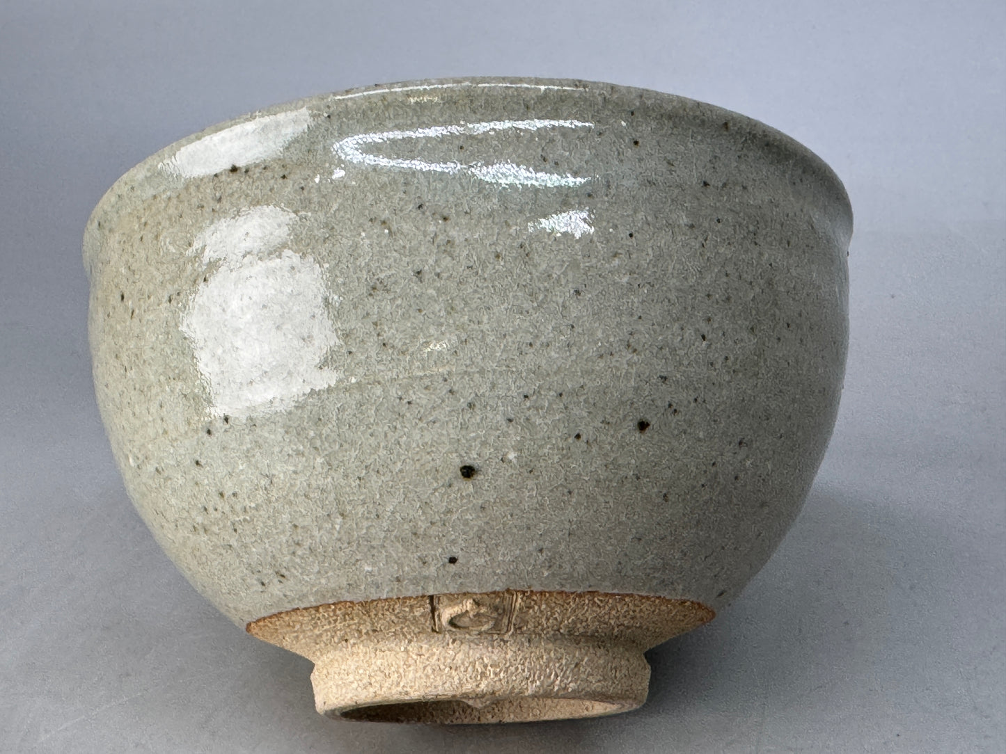Y8653 CHAWAN Karatsu-ware Ekaratsu bowl signed box Japan antique tea ceremony
