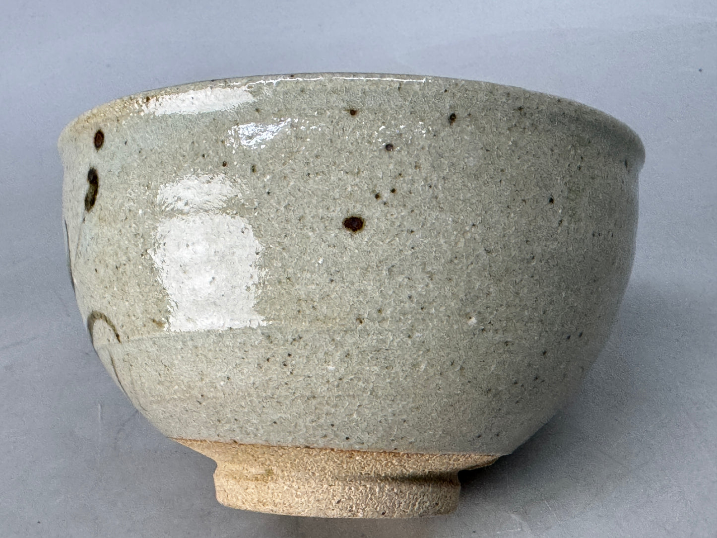 Y8653 CHAWAN Karatsu-ware Ekaratsu bowl signed box Japan antique tea ceremony