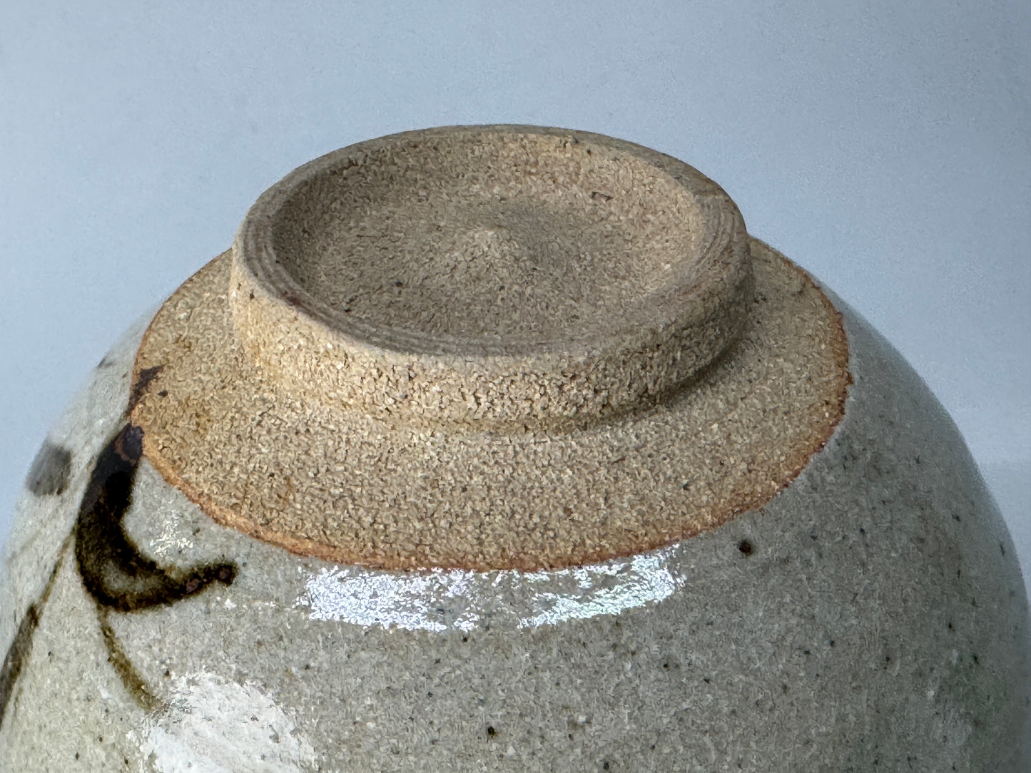 Y8653 CHAWAN Karatsu-ware Ekaratsu bowl signed box Japan antique tea ceremony