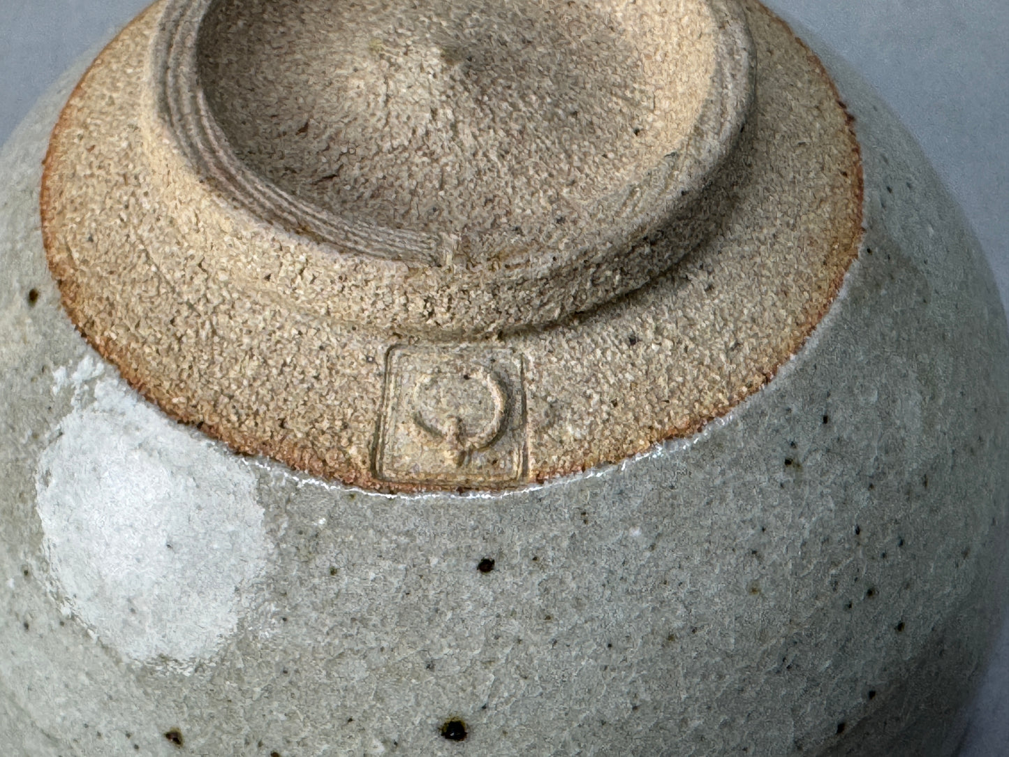 Y8653 CHAWAN Karatsu-ware Ekaratsu bowl signed box Japan antique tea ceremony