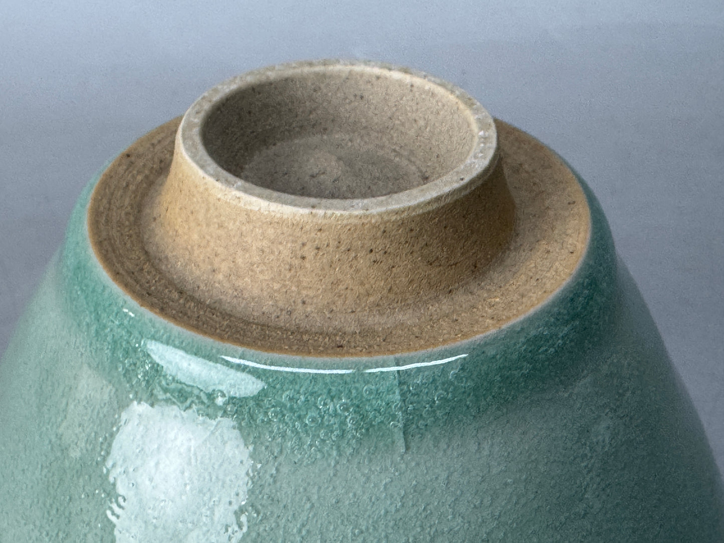 Y8654 CHAWAN Celadon bowl signed box Japan antique tea ceremony teacup cup