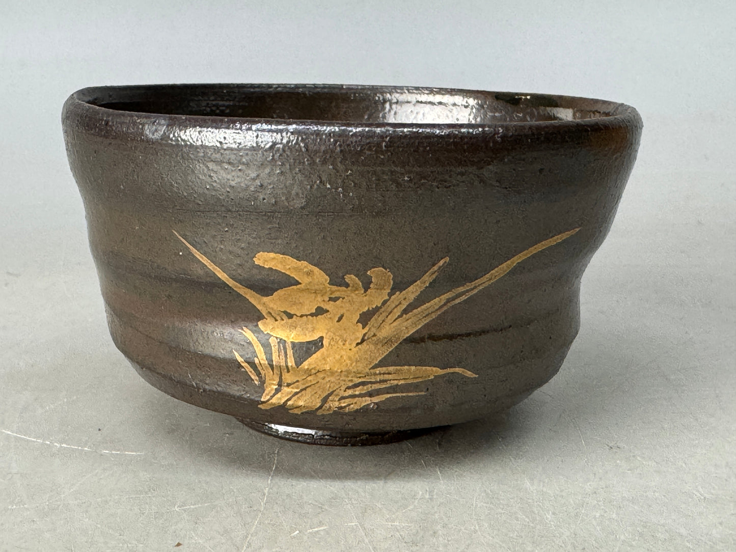 Y8685 CHAWAN Shibukusa-ware bowl signed box Japan antique tea ceremony teacup