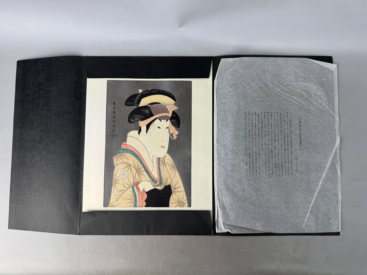 Y8736 WOODBLOCK PRINT Reprint edition Sharaku Japan Ukiyoe antique art interior