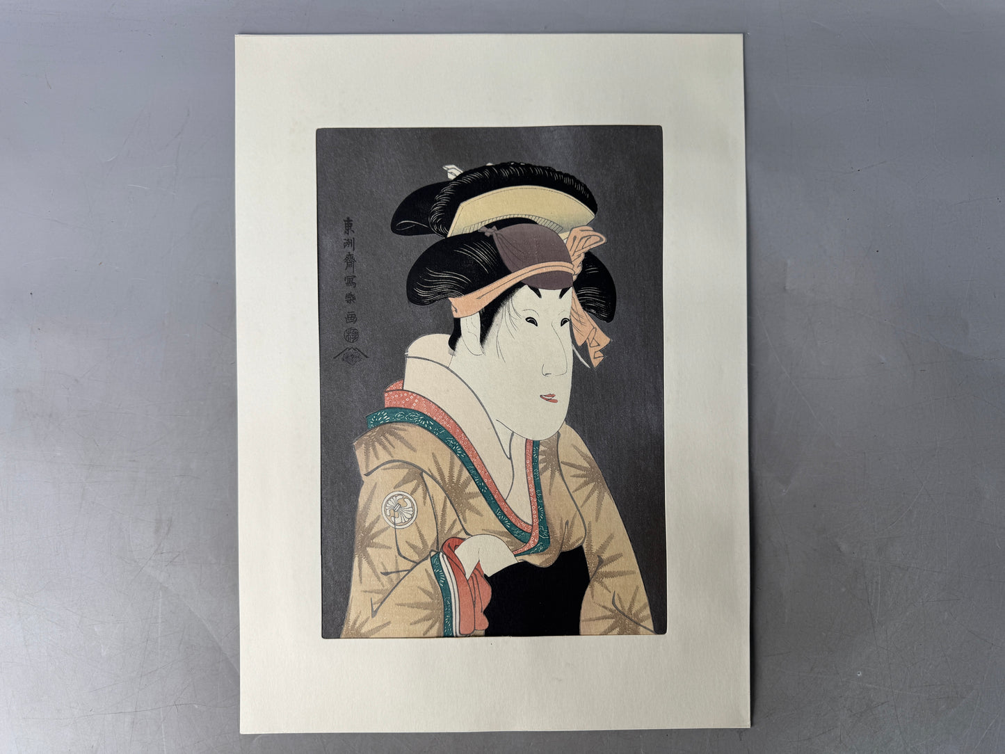 Y8736 WOODBLOCK PRINT Reprint edition Sharaku Japan Ukiyoe antique art interior