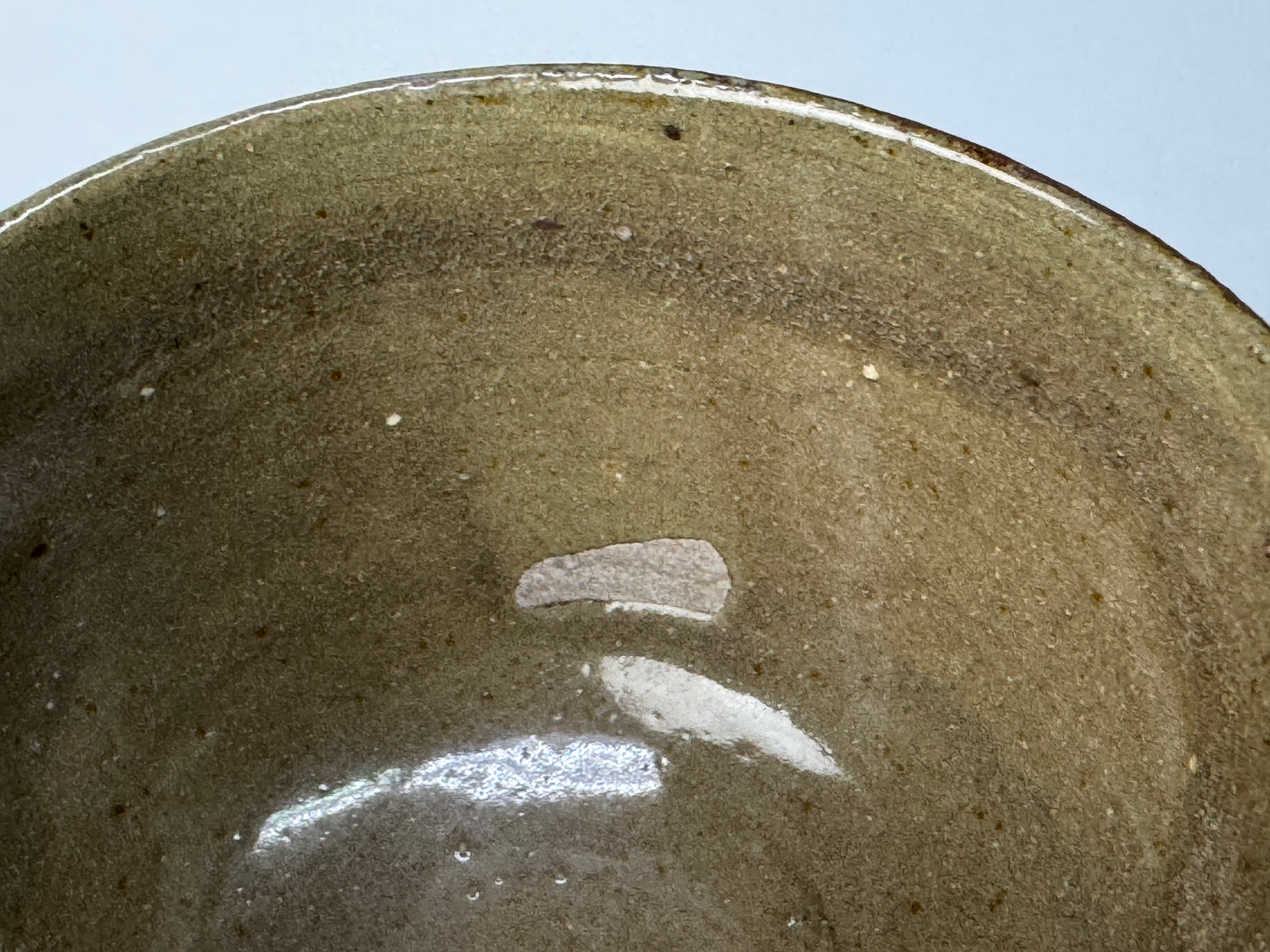 Y8742 CHAWAN Karatsu-ware Ekaratsu bowl mikazukikodai Japan antique tea ceremony