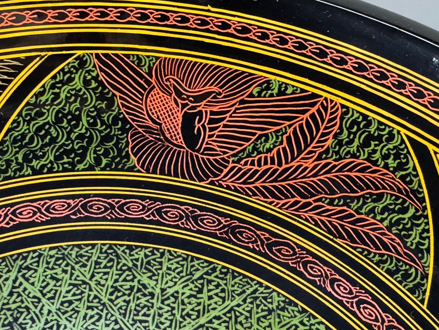 Y8755 CHAWAN Kinma lacquerware Makie decorative bowl signed box Japan antique