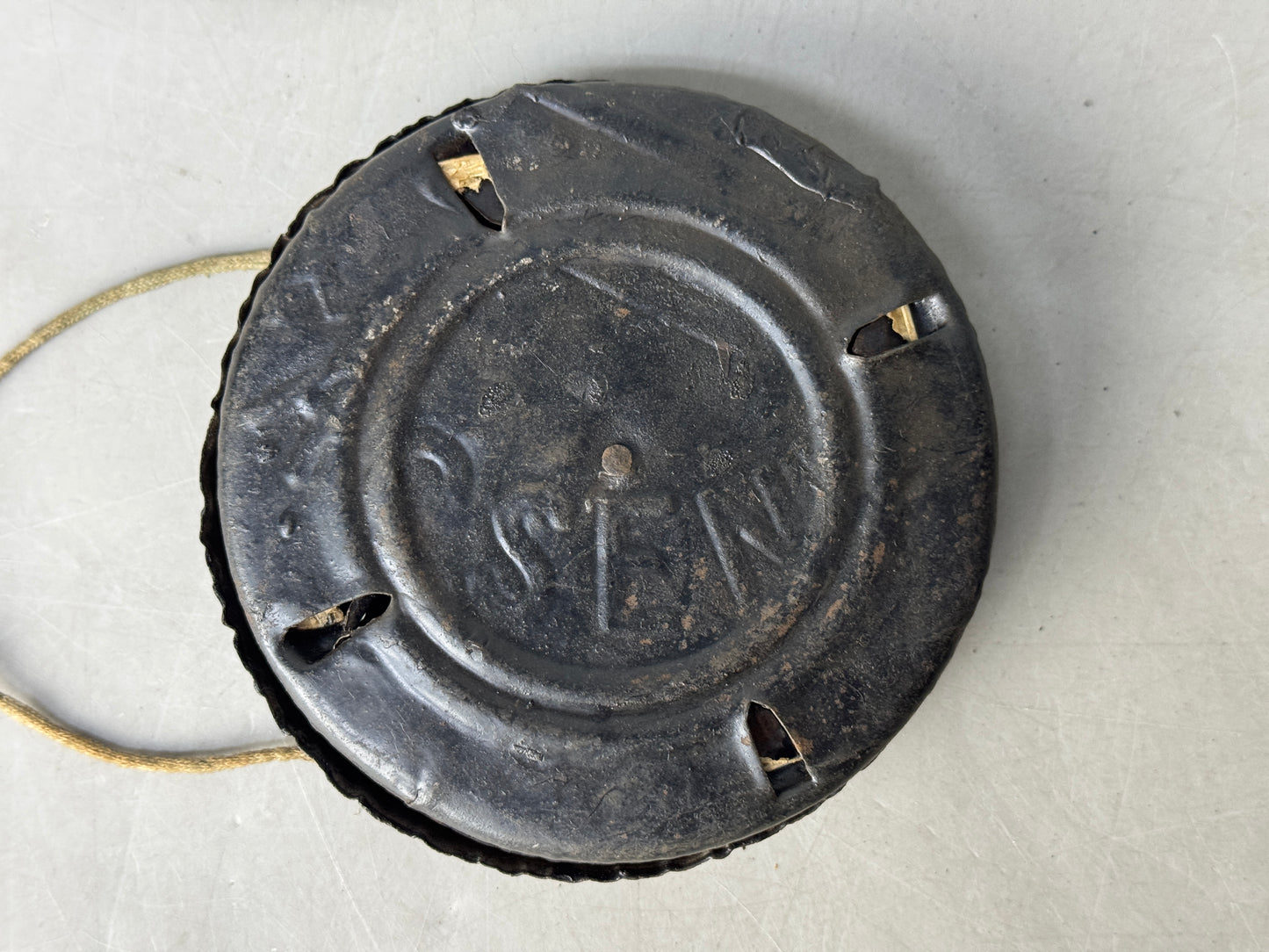 Y8756 CHOUCHIN Iron folding lantern Andon old folk tool Japan antique interior
