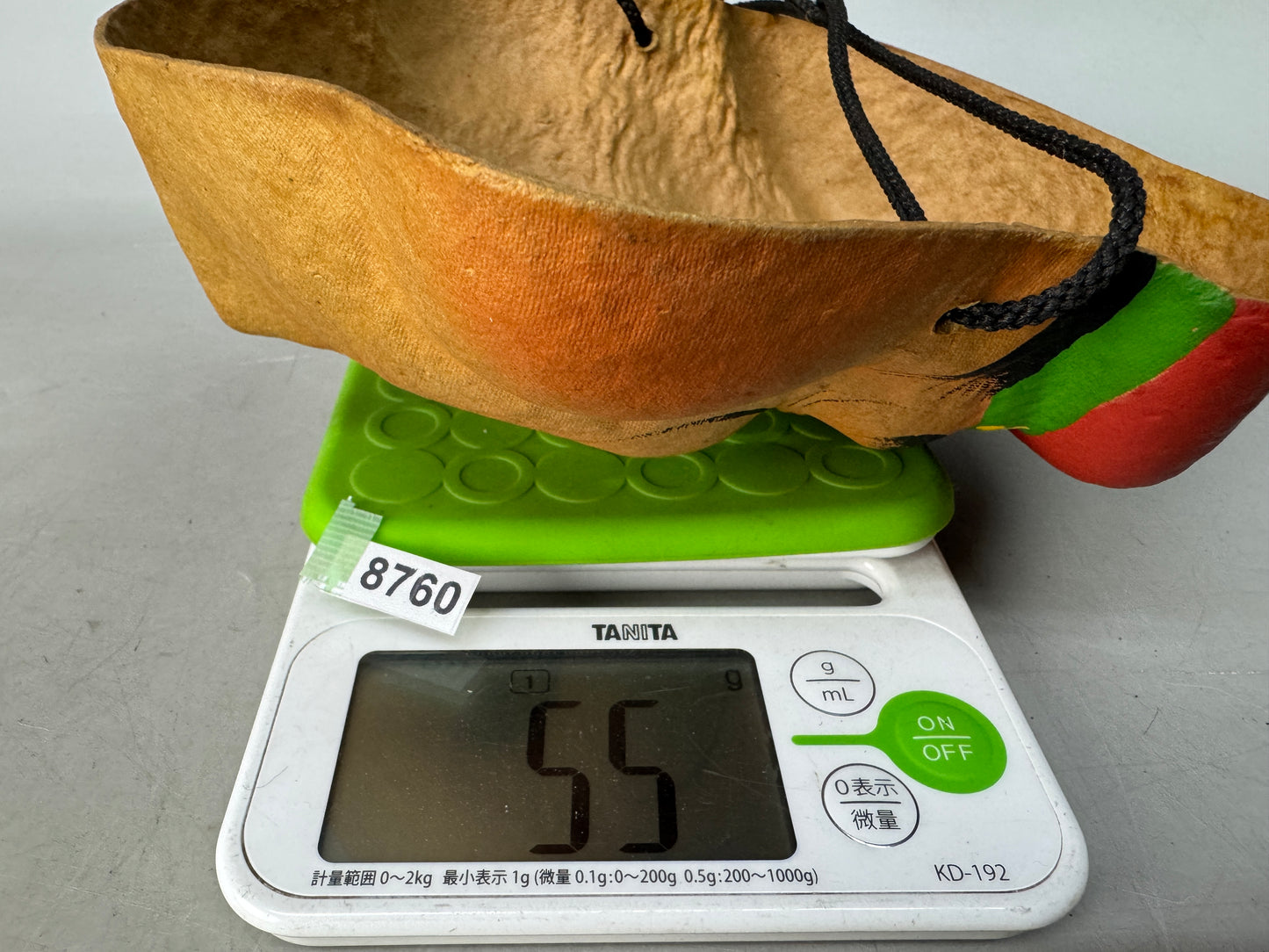 Y8760 MASK Daikoku deity fortune wealth papier mache Japan antique omen interior