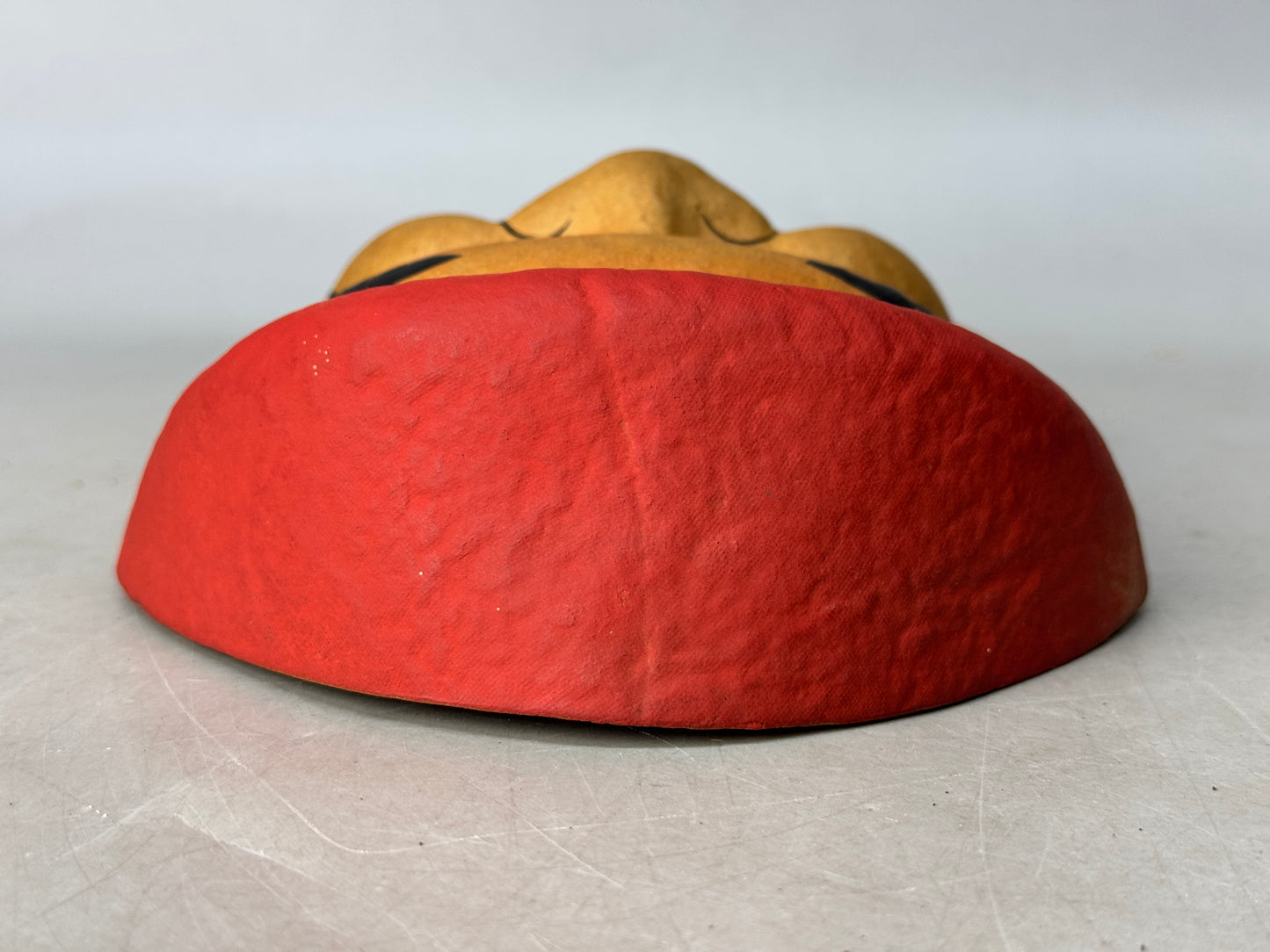 Y8760 MASK Daikoku deity fortune wealth papier mache Japan antique omen interior