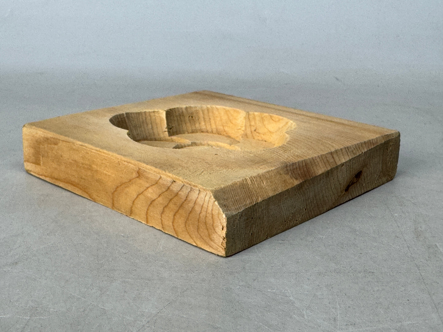 Y8780 KASHIGATA Cherry blossoms Japan antique Wooden Pastry Mold wagashi sweets