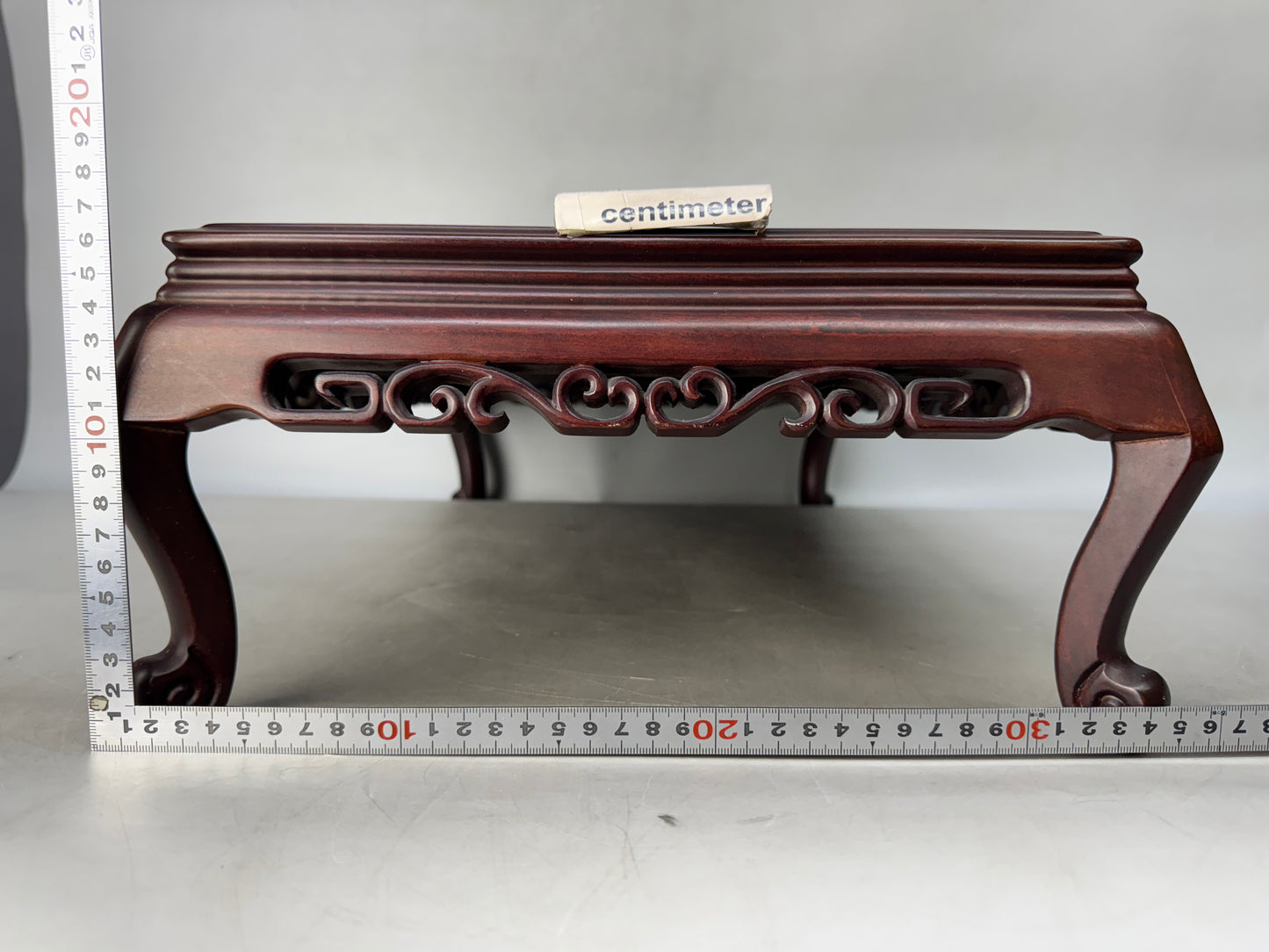 Y8806 FLOWER STAND wooden openwork furniture Japan antique ikebana interior