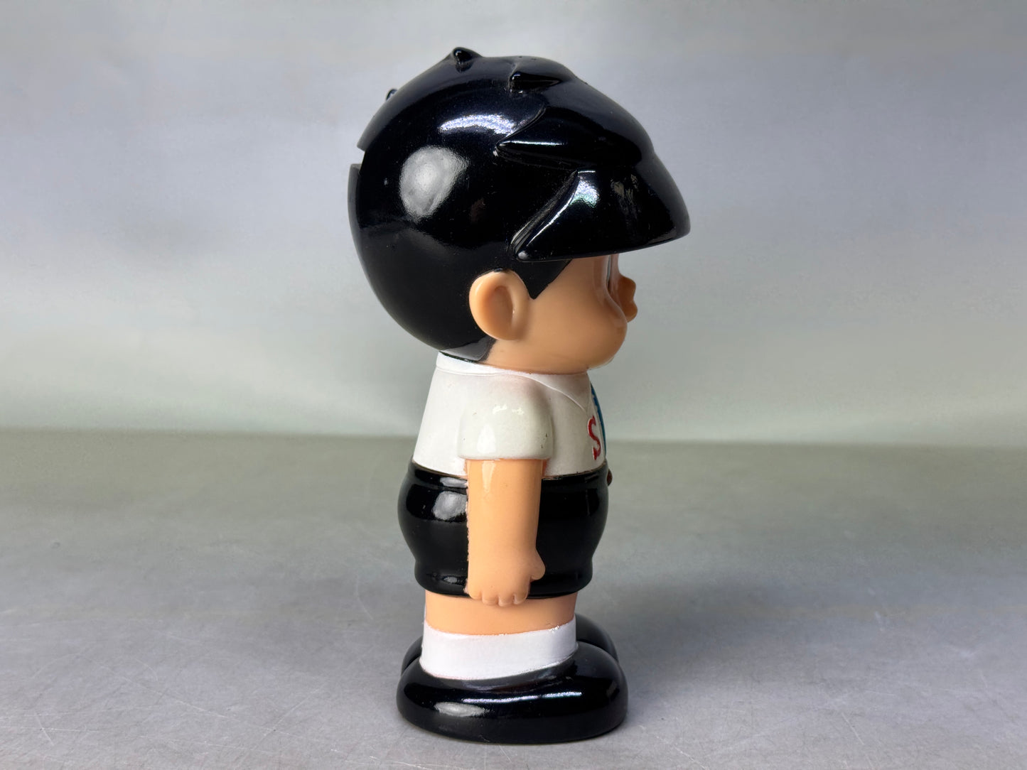 Y8808 NINGYO Boy soft vinyl doll piggy bank Japan antique figurine collectible