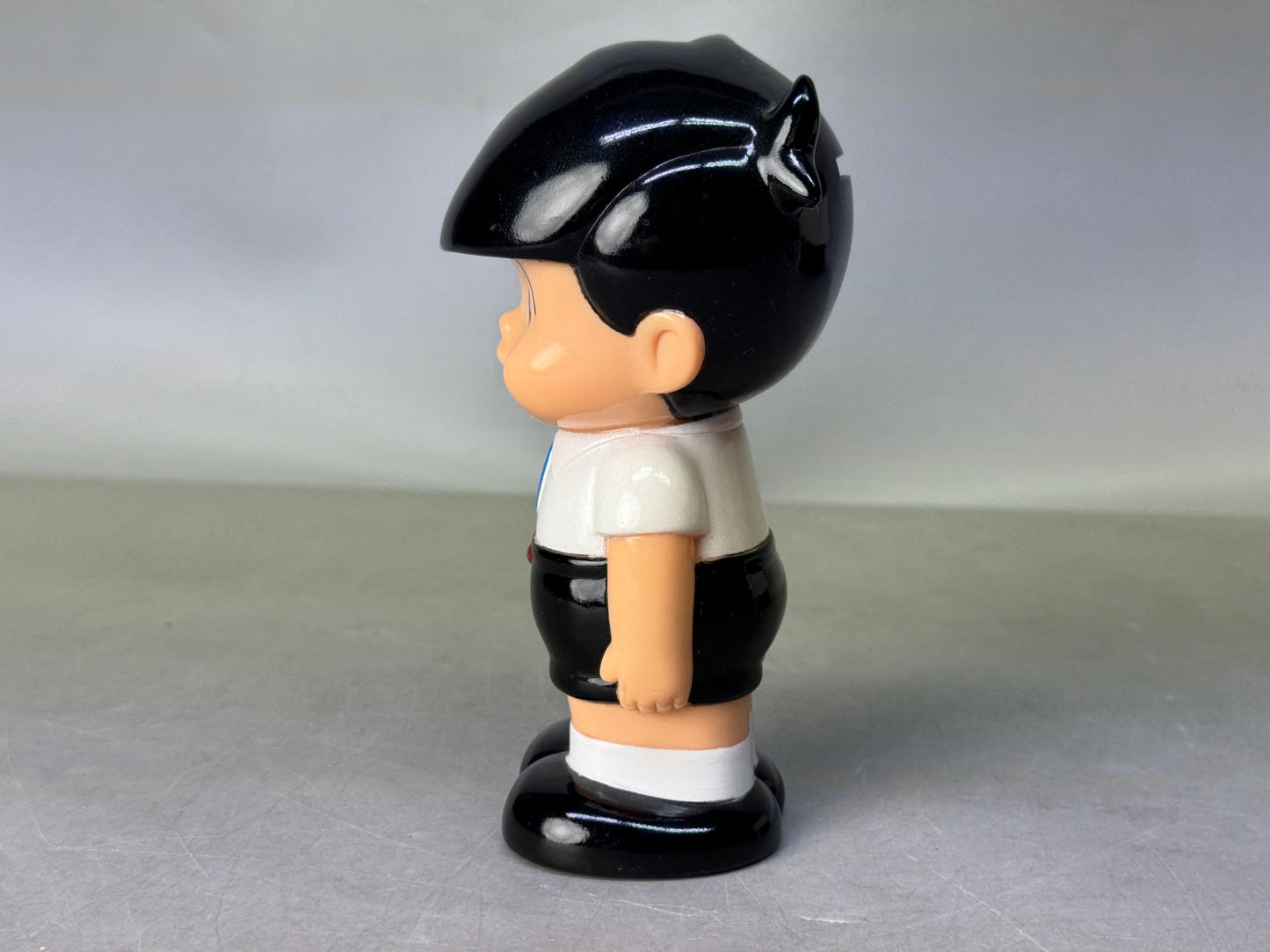 Y8808 NINGYO Boy soft vinyl doll piggy bank Japan antique figurine collectible