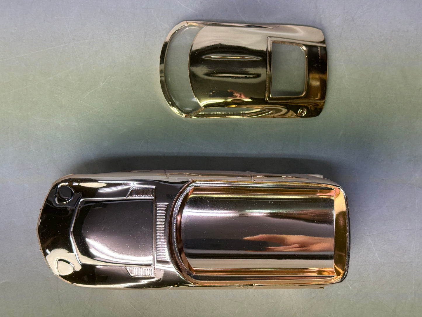 Y8809 OKIMONO Toyota 2000GT cigarette case miniature car box Japan antique