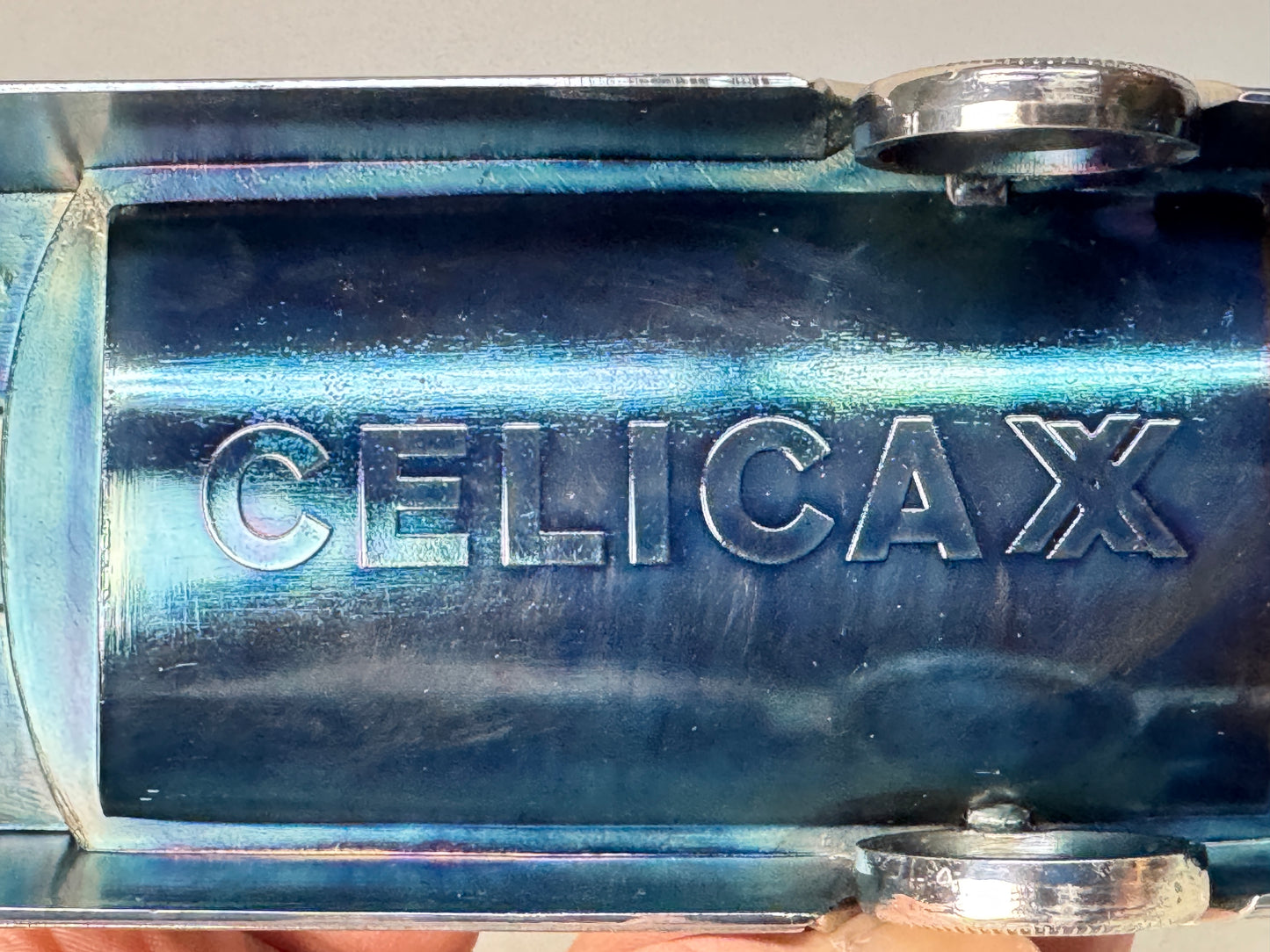 Y8810 OKIMONO Celica sports car cigarette case box Japan antique tobacco