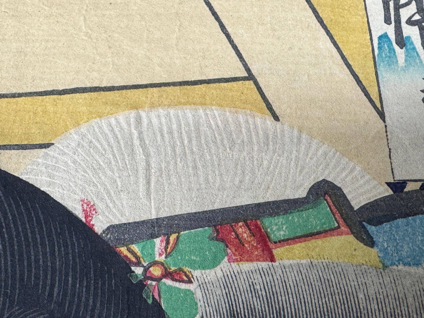 Y8820 WOODBLOCK PRINT Kunichika Ookubie actor single piece Japan Ukiyoe antique